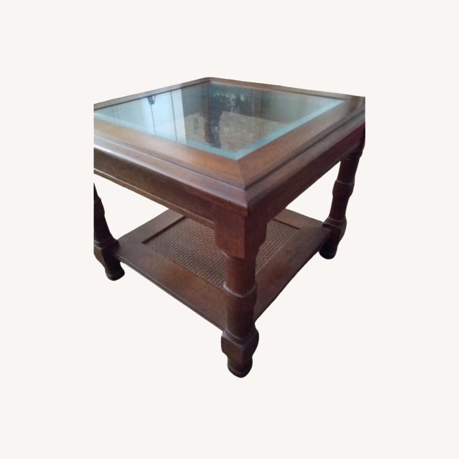 Brown Wood Table - image-0