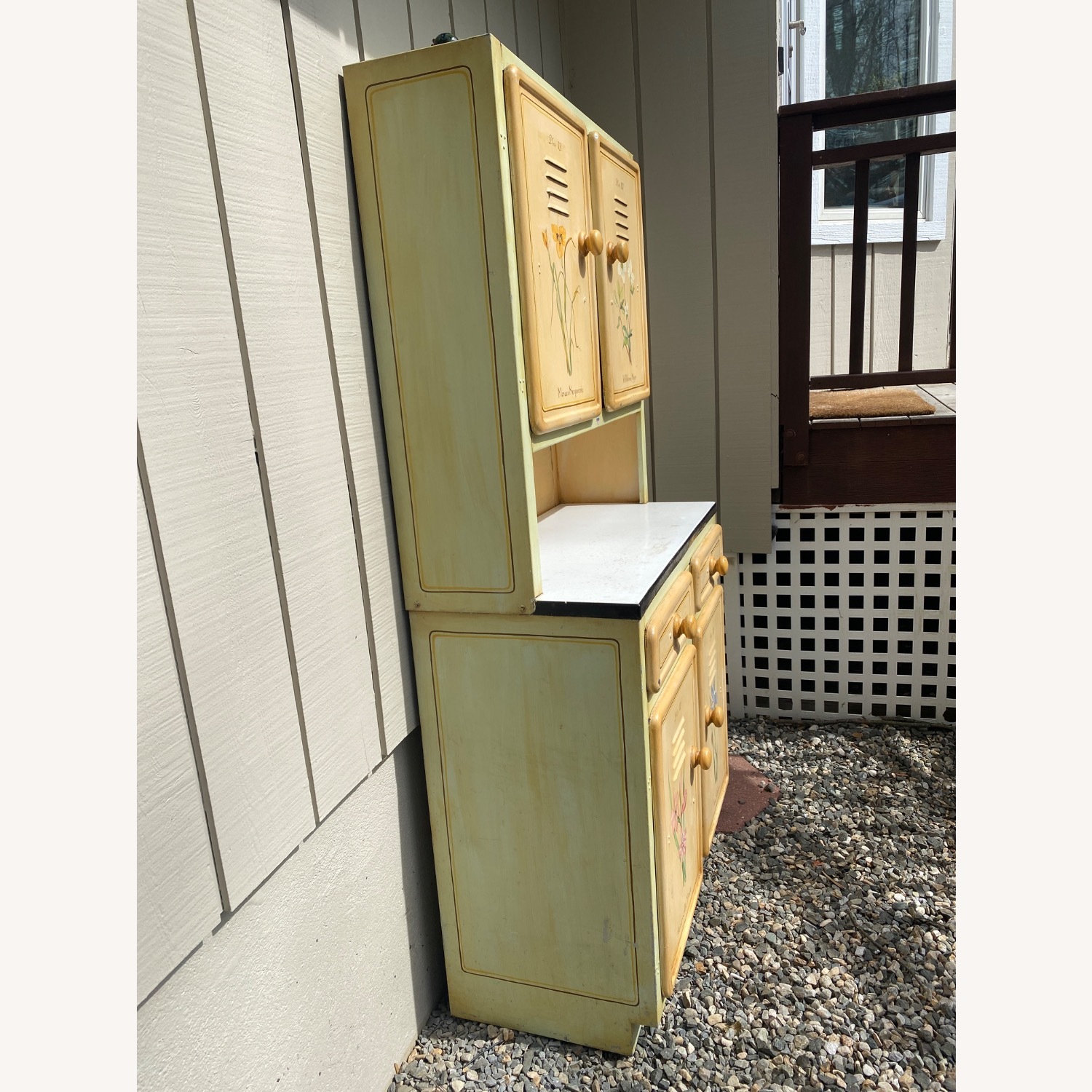 Antique Hand Painted Buffet - image-2