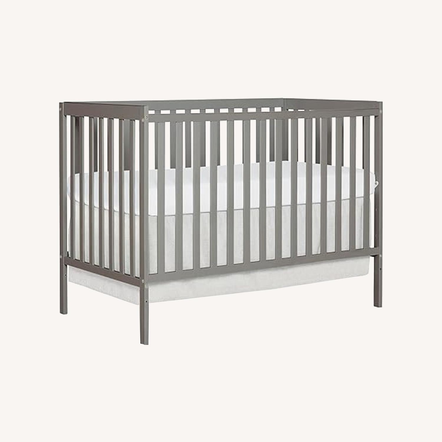 Dream On Me Synergy 5-In-1 Convertible Crib In Cool Grey - image-0