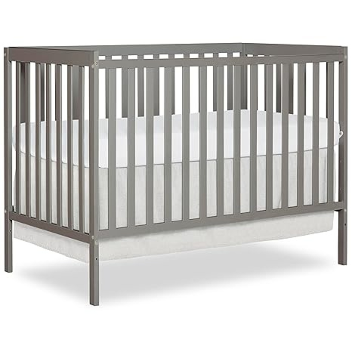 Dream On Me Synergy 5-In-1 Convertible Crib In Cool Grey - image-4