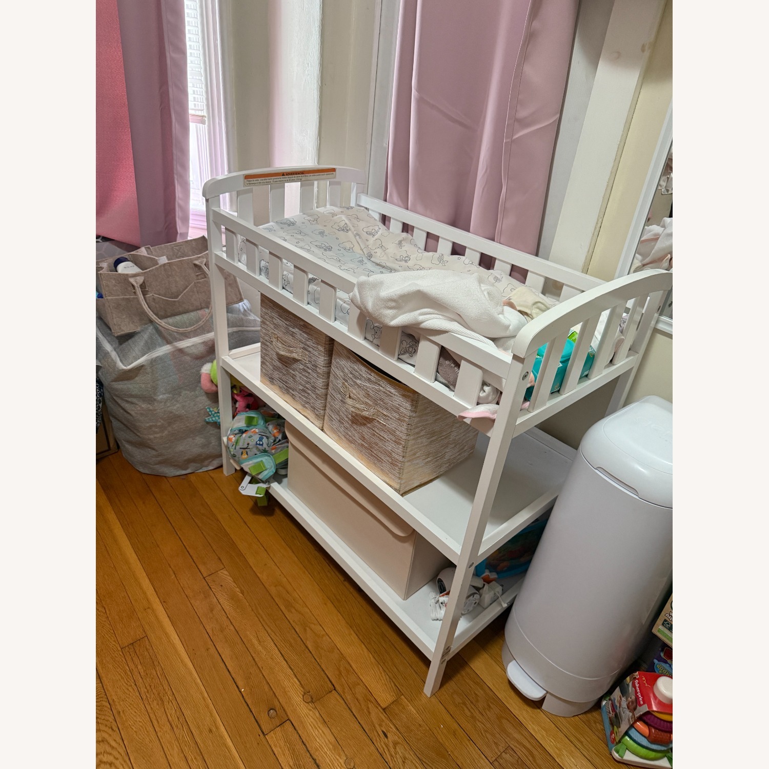 Dream On Me Emily Changing Table In White - image-3