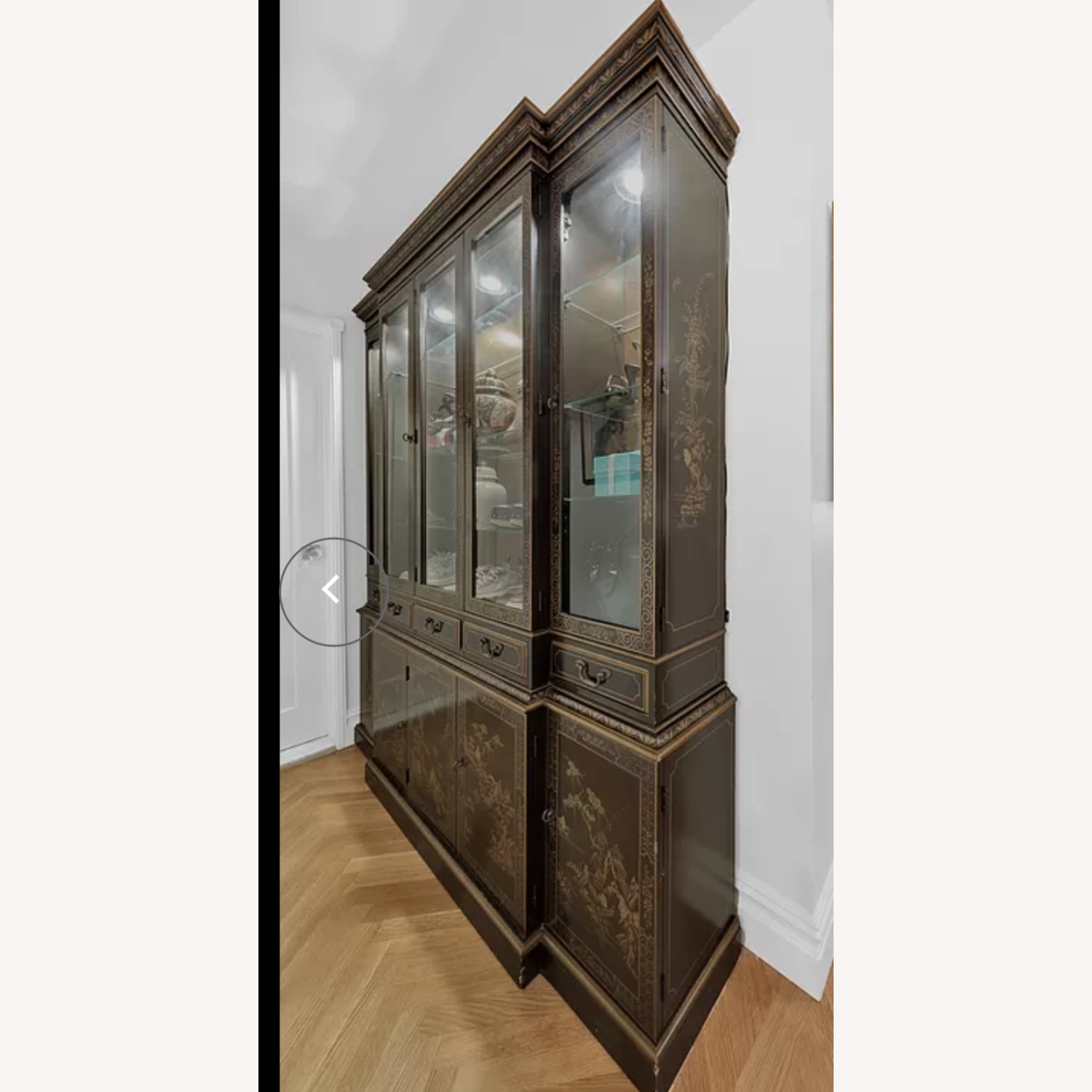 Chinoiserie Lighted Storage Cabinet - image-2