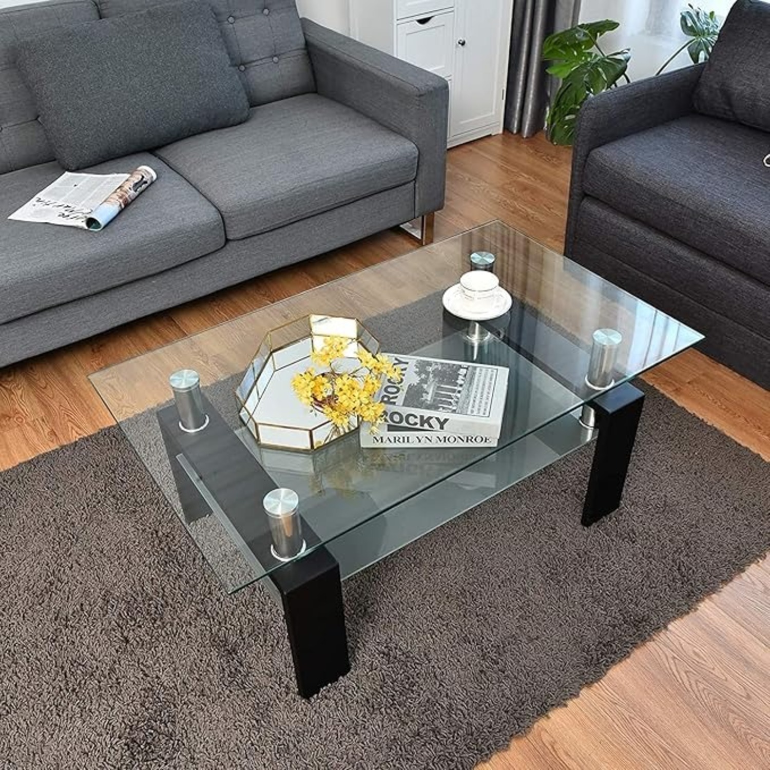 Glass Coffee Table - image-2