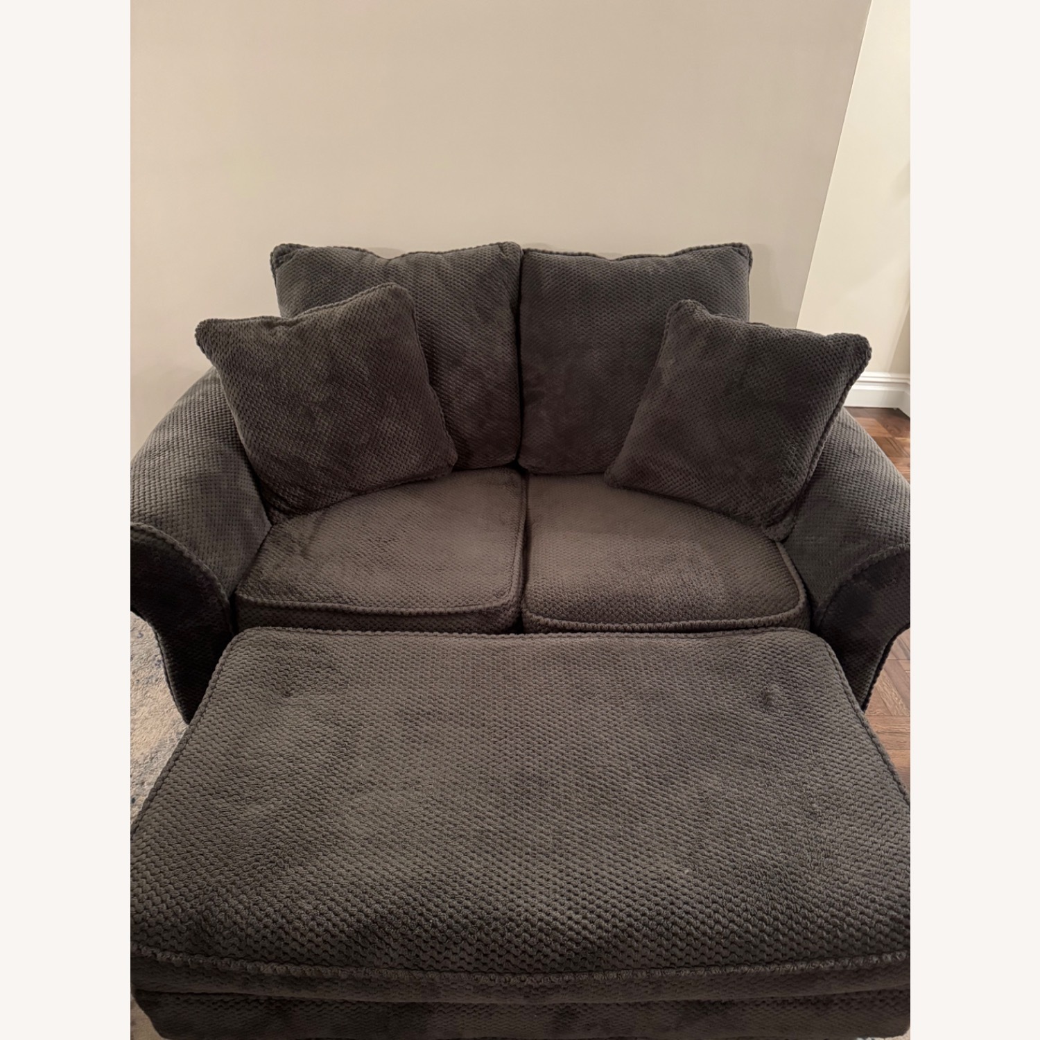 Loveseat with Foot Rest - image-4