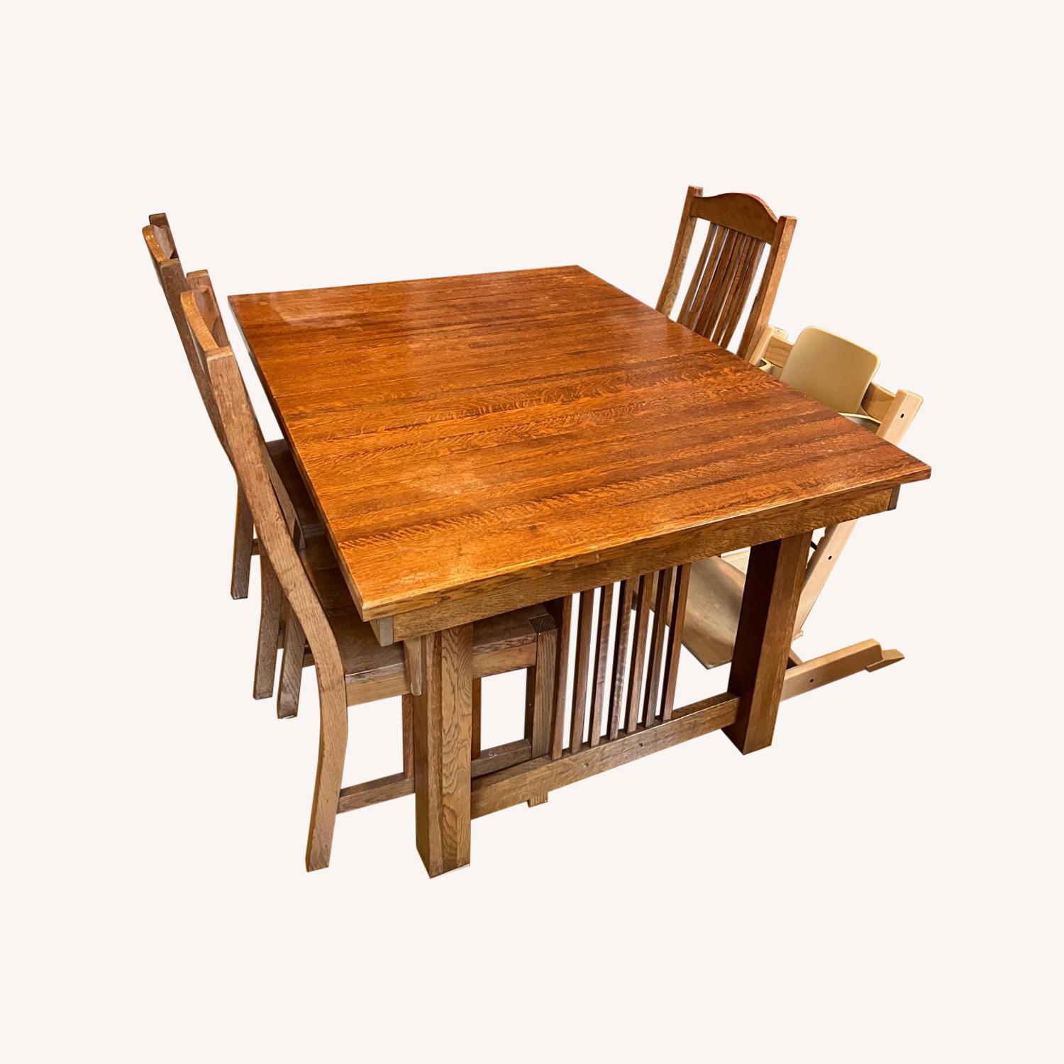 Solid Wood Dining Table - image-0
