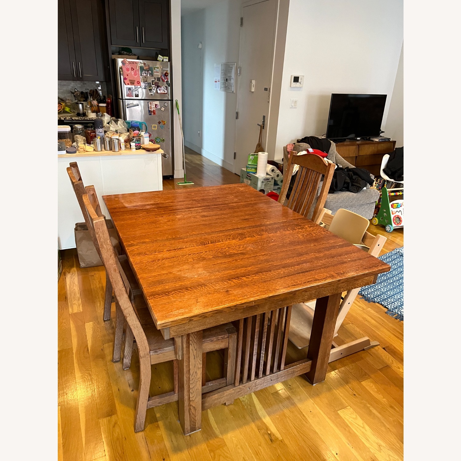Solid Wood Dining Table - image-1