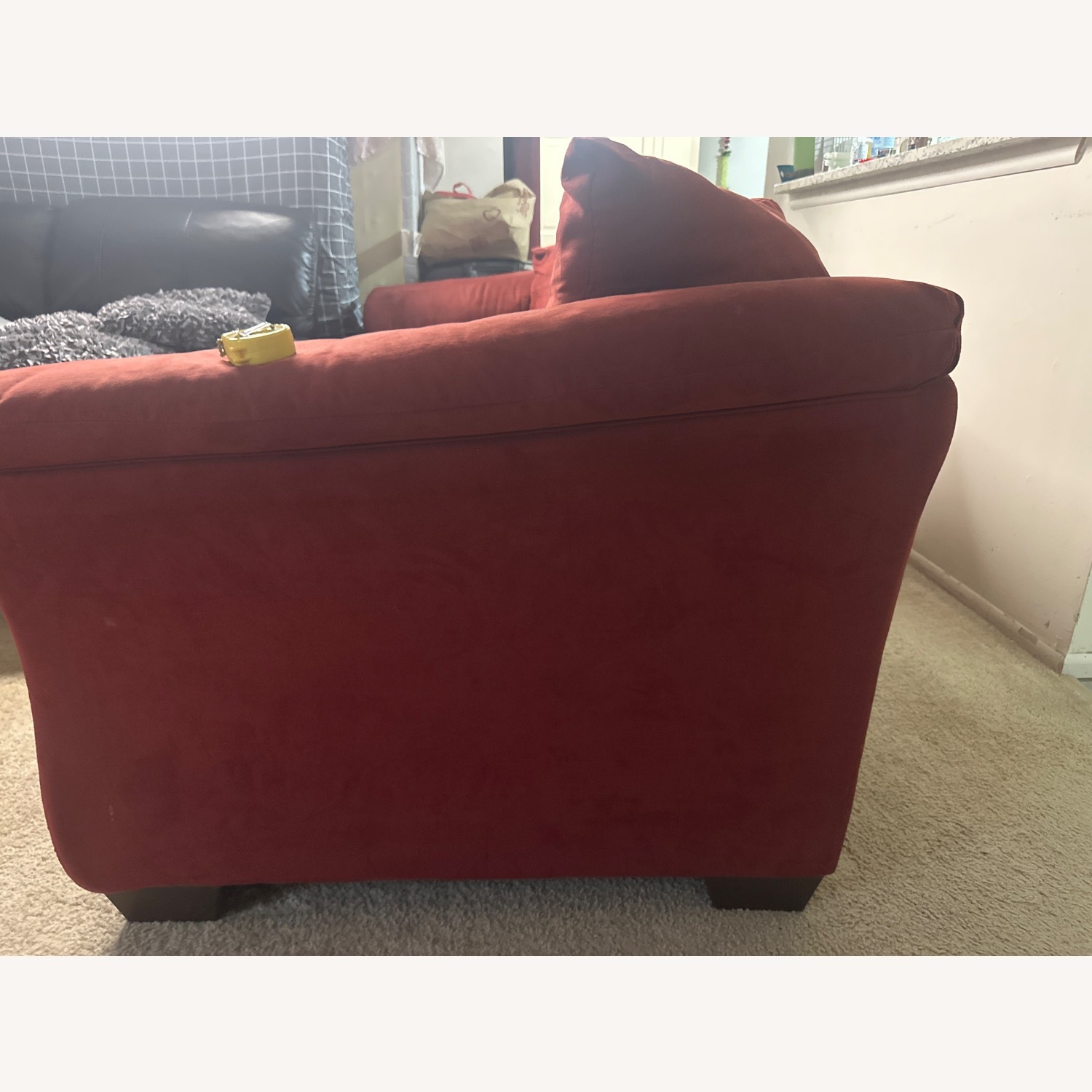 3 Seater Sofa with Hard Cushion - image-3
