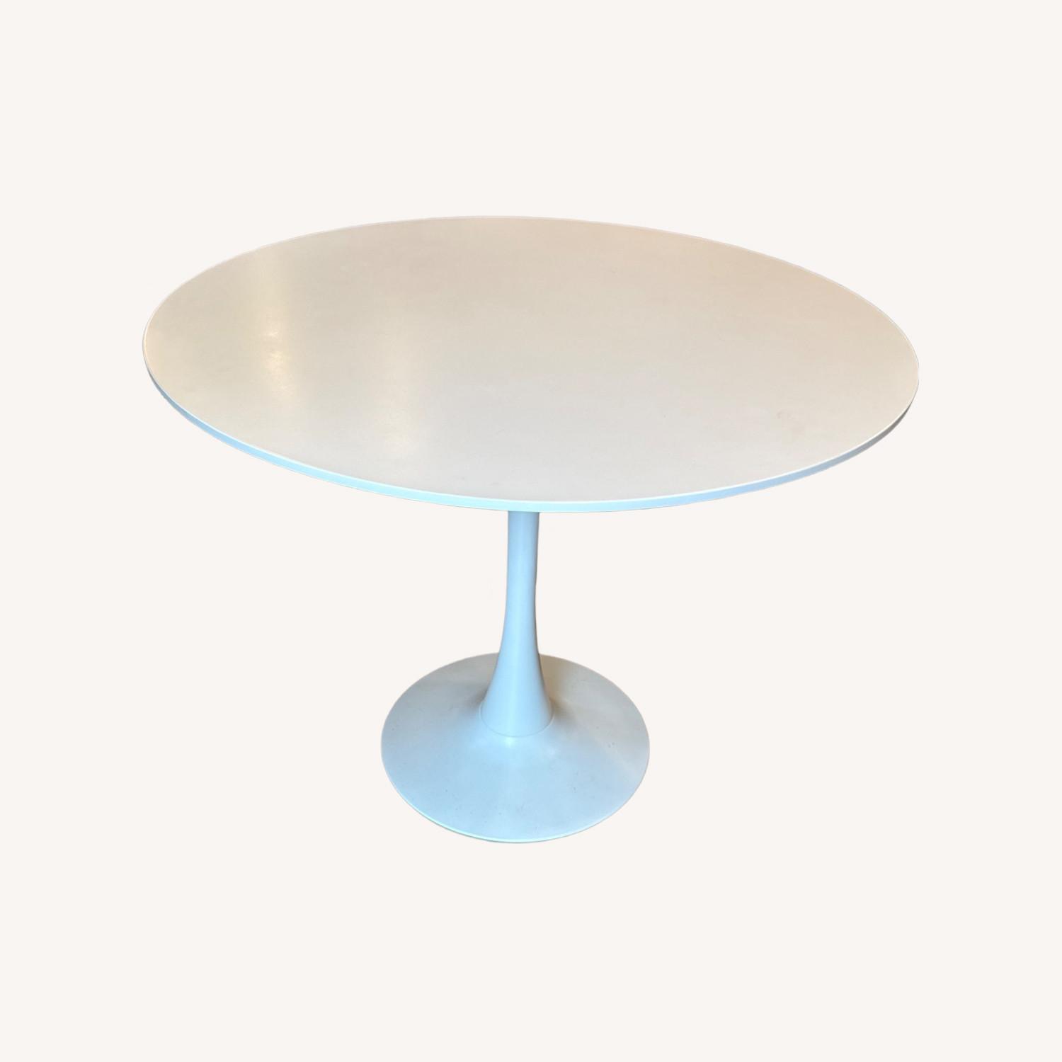 Imperial White 36” Round Tulip Table - image-0
