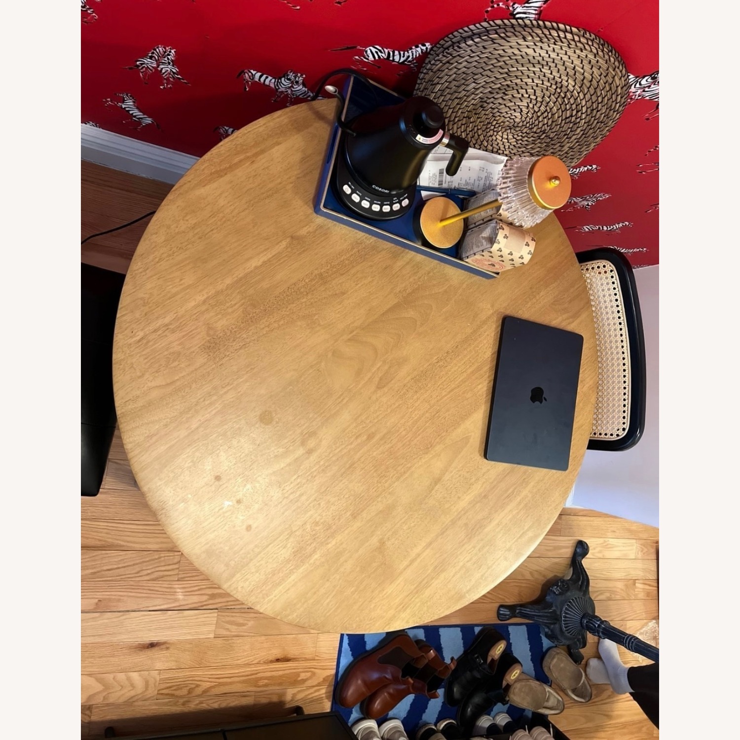 40" Astrid Mid-Century Round Dining Table  - image-3