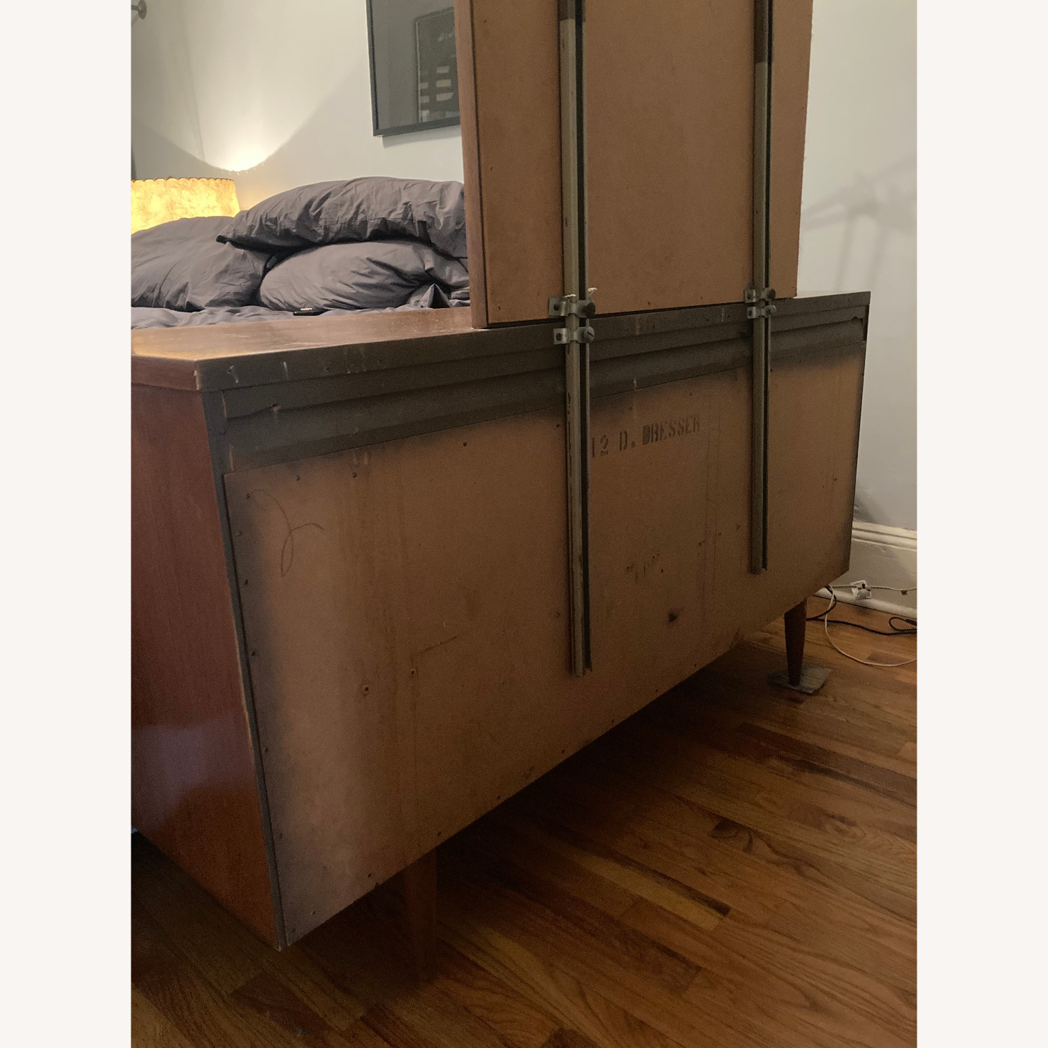 Mid-Century Modern Dresser with Mirror - image-9