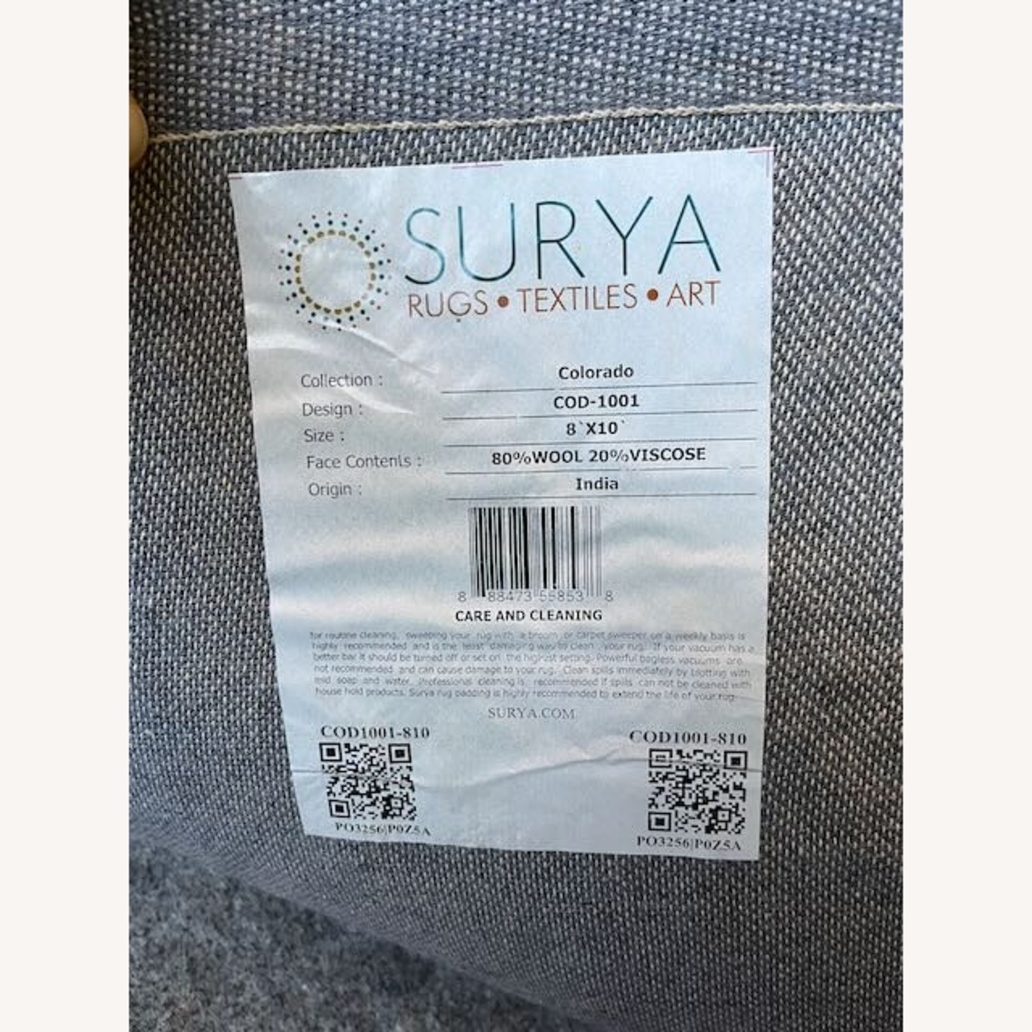 Surya Colorado Area Rug with Pad - image-3