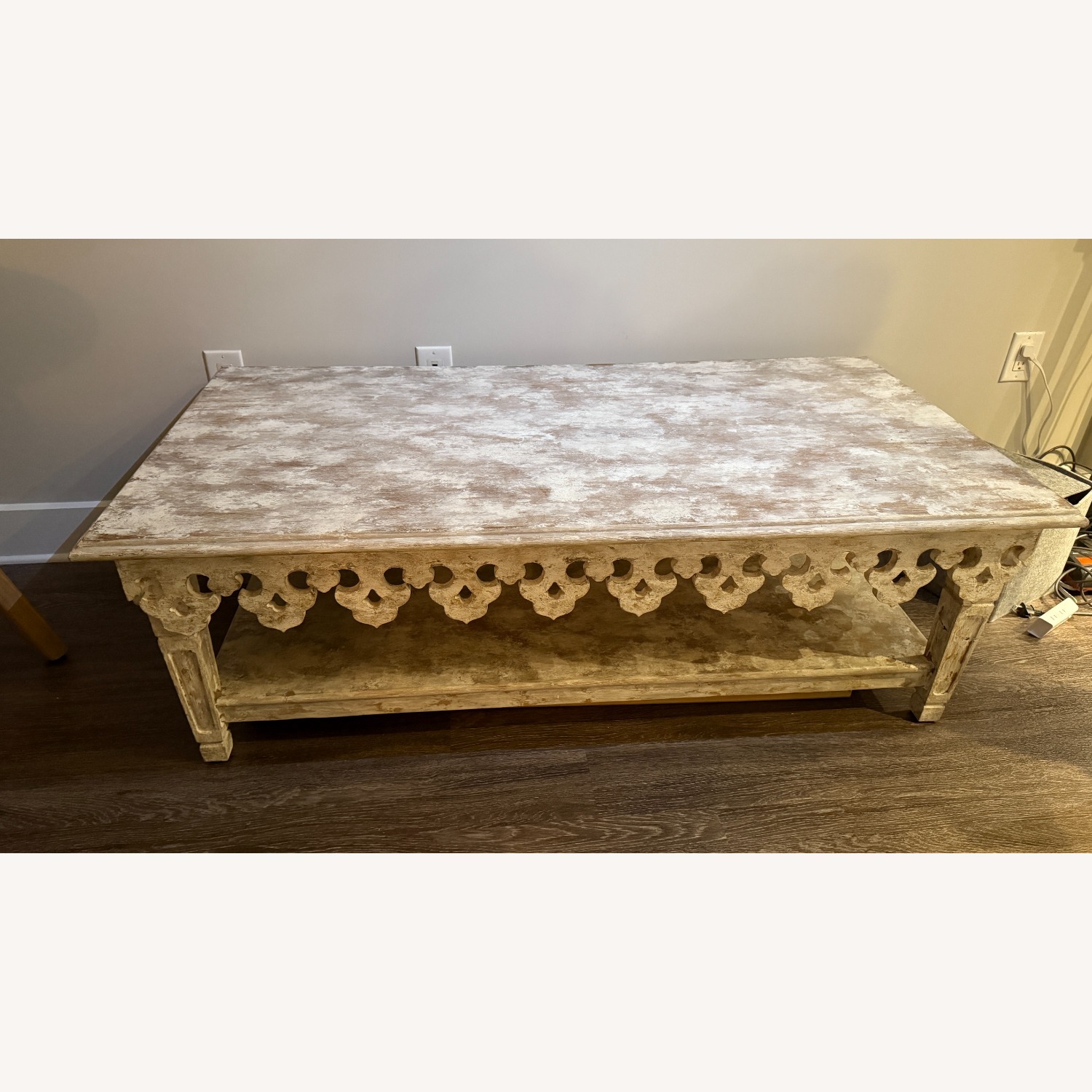 Belgian Apron Wood Coffee Table - image-4