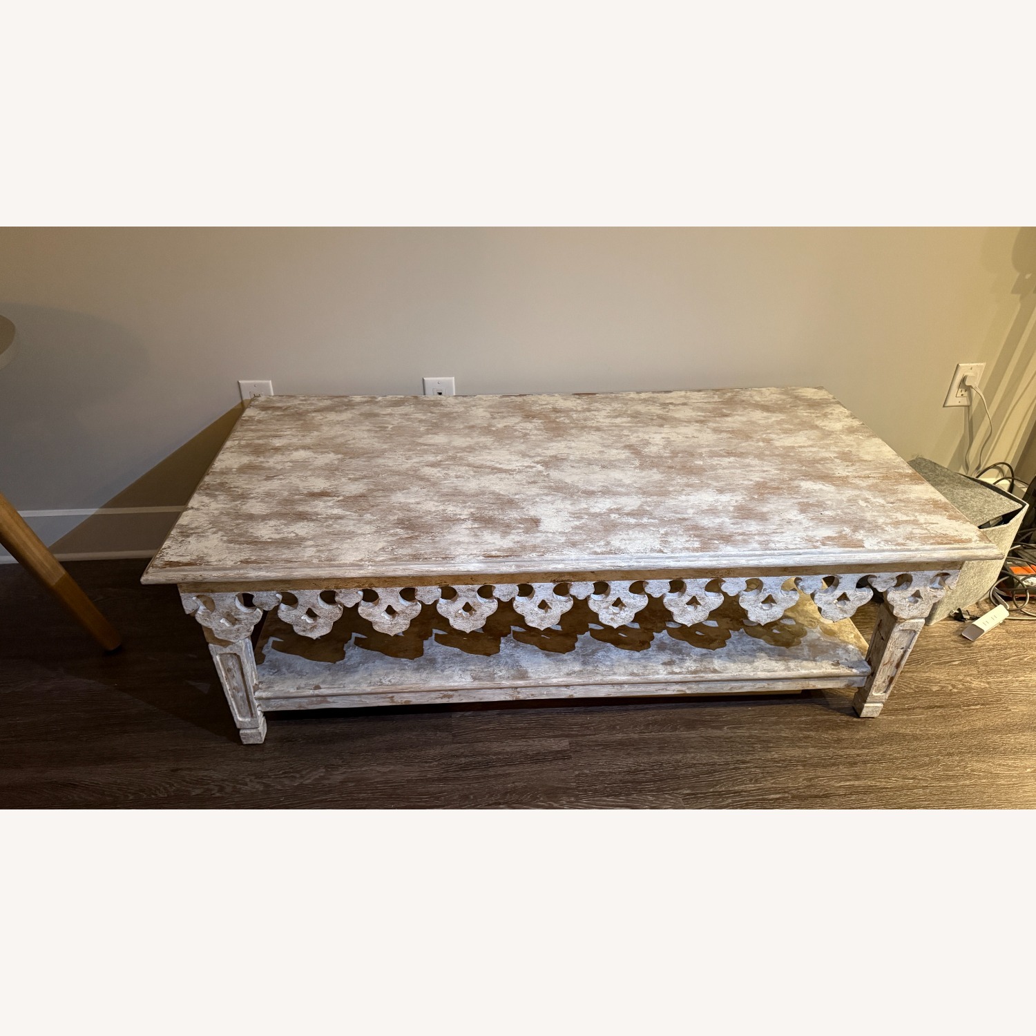 Belgian Apron Wood Coffee Table - image-1