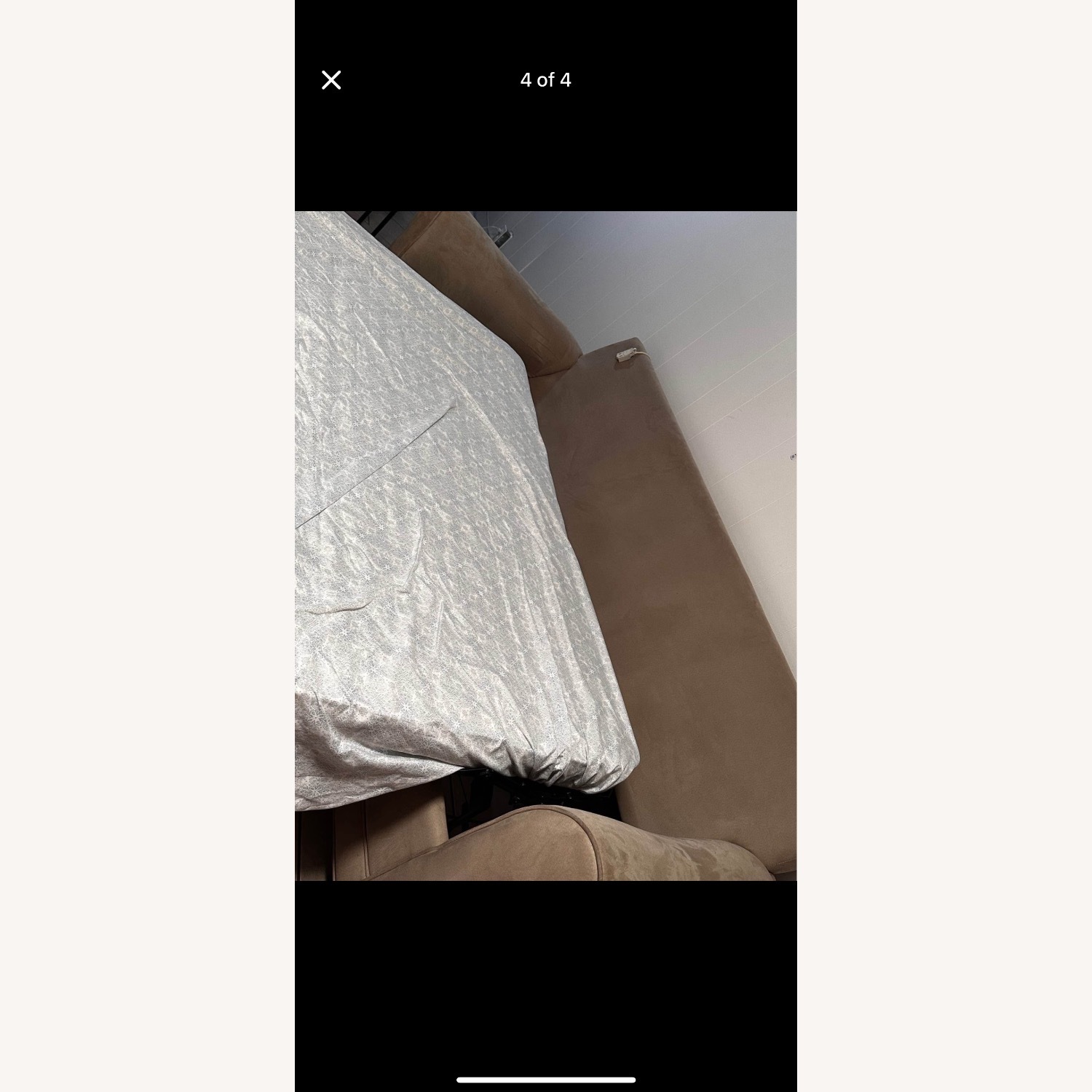 Brown Pullout Couch - image-4