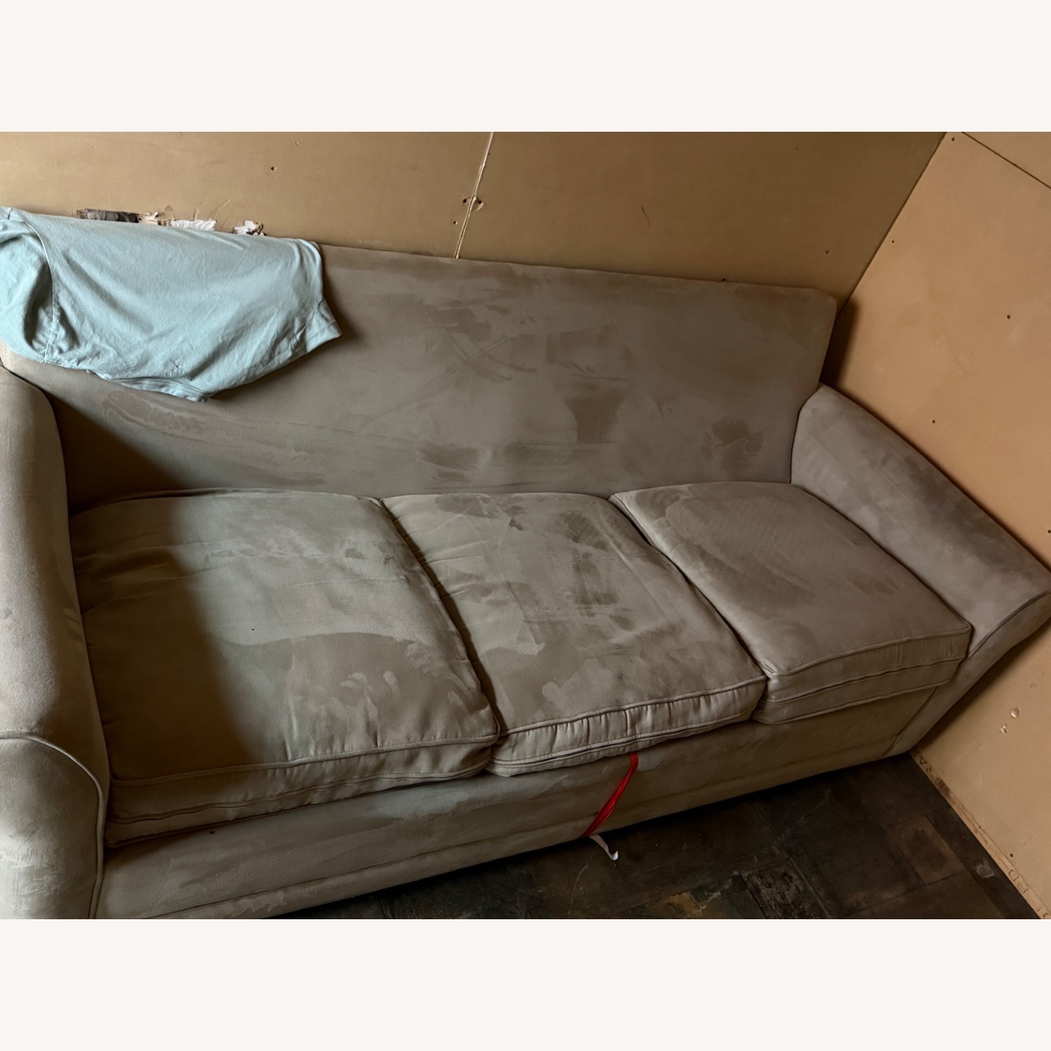 Brown Pullout Couch - image-2