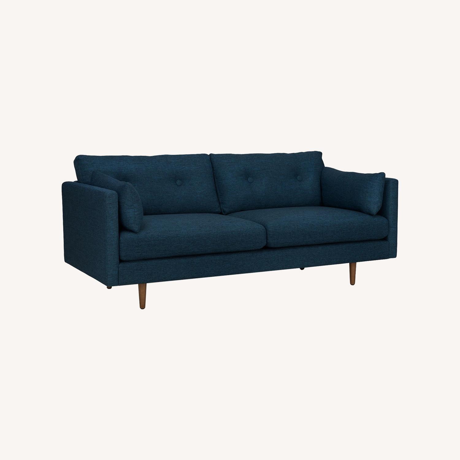 Article Anton 74" Loveseat - Twilight Blue - image-0