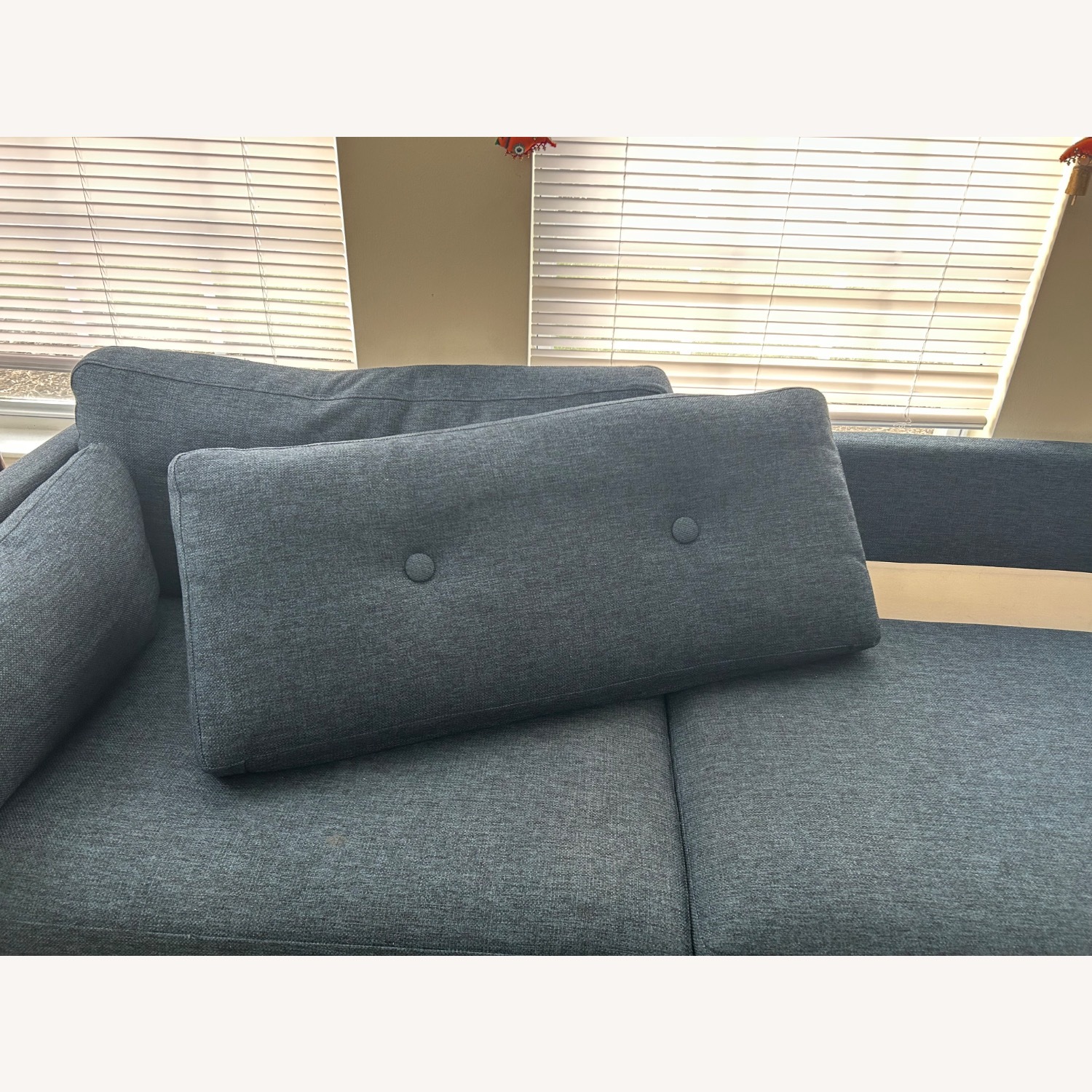 Article Anton 74" Loveseat - Twilight Blue - image-4