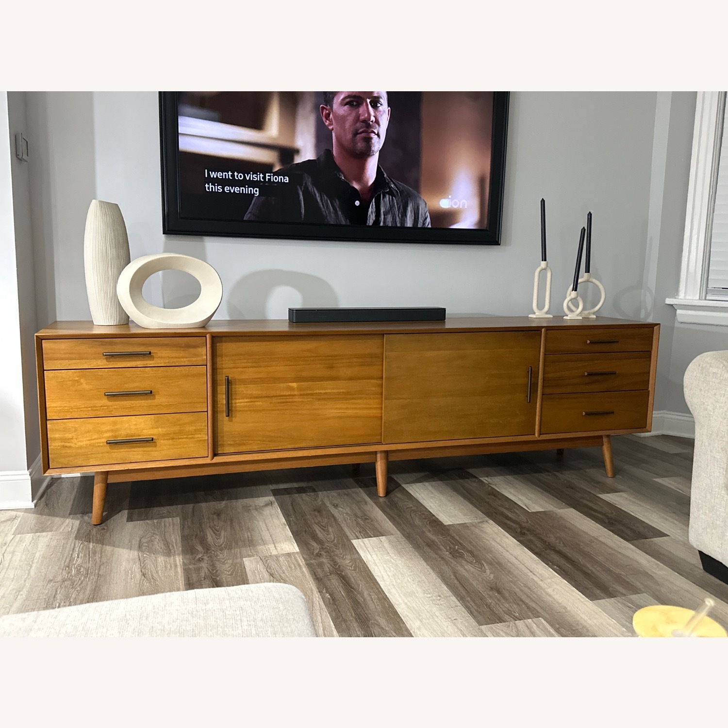 West Elm Mid Century Media Console - image-1