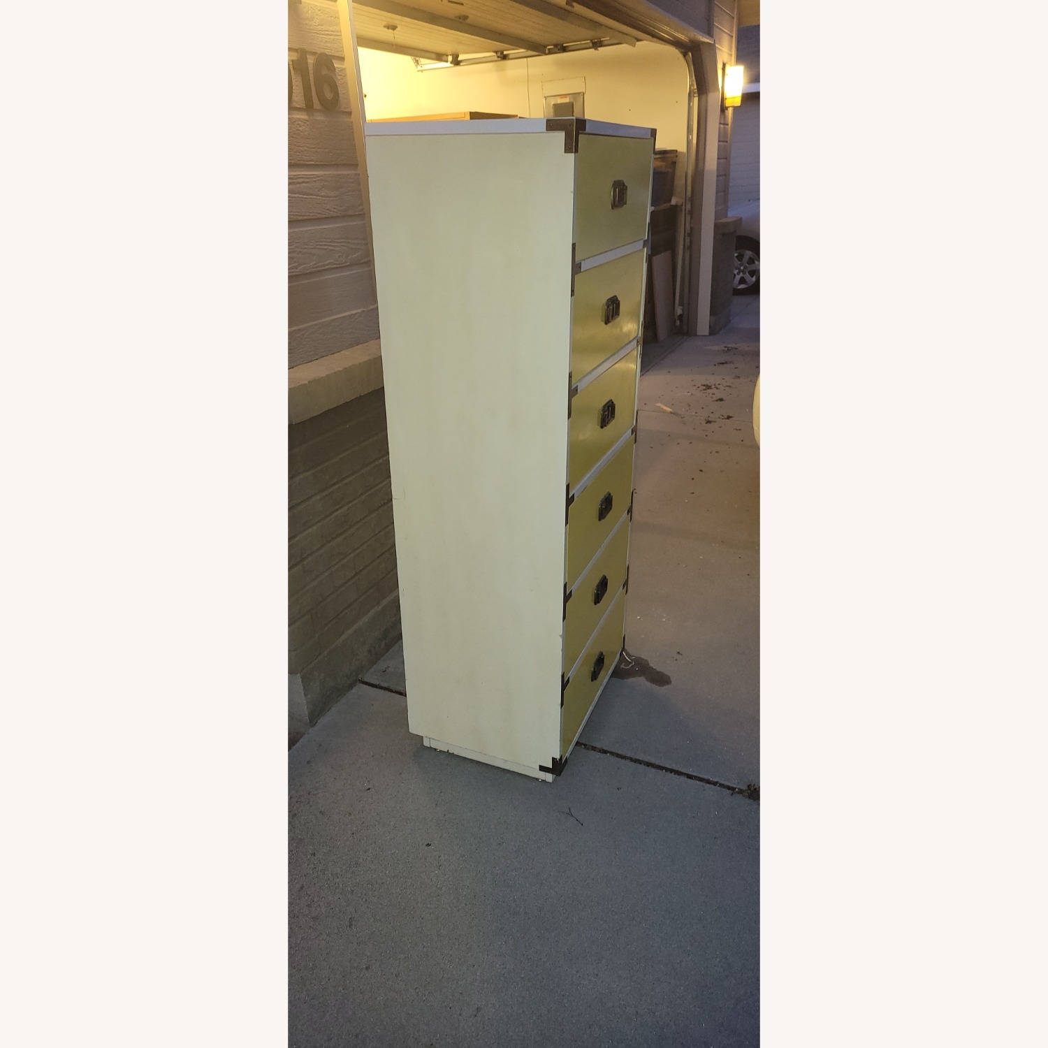 Mid Century Tall 6 Drawer Dresser - image-2