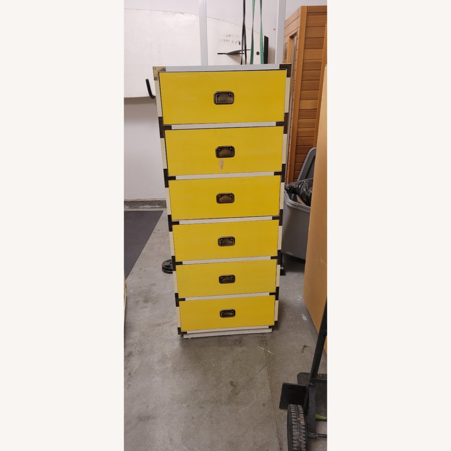 Mid Century Tall 6 Drawer Dresser - image-1