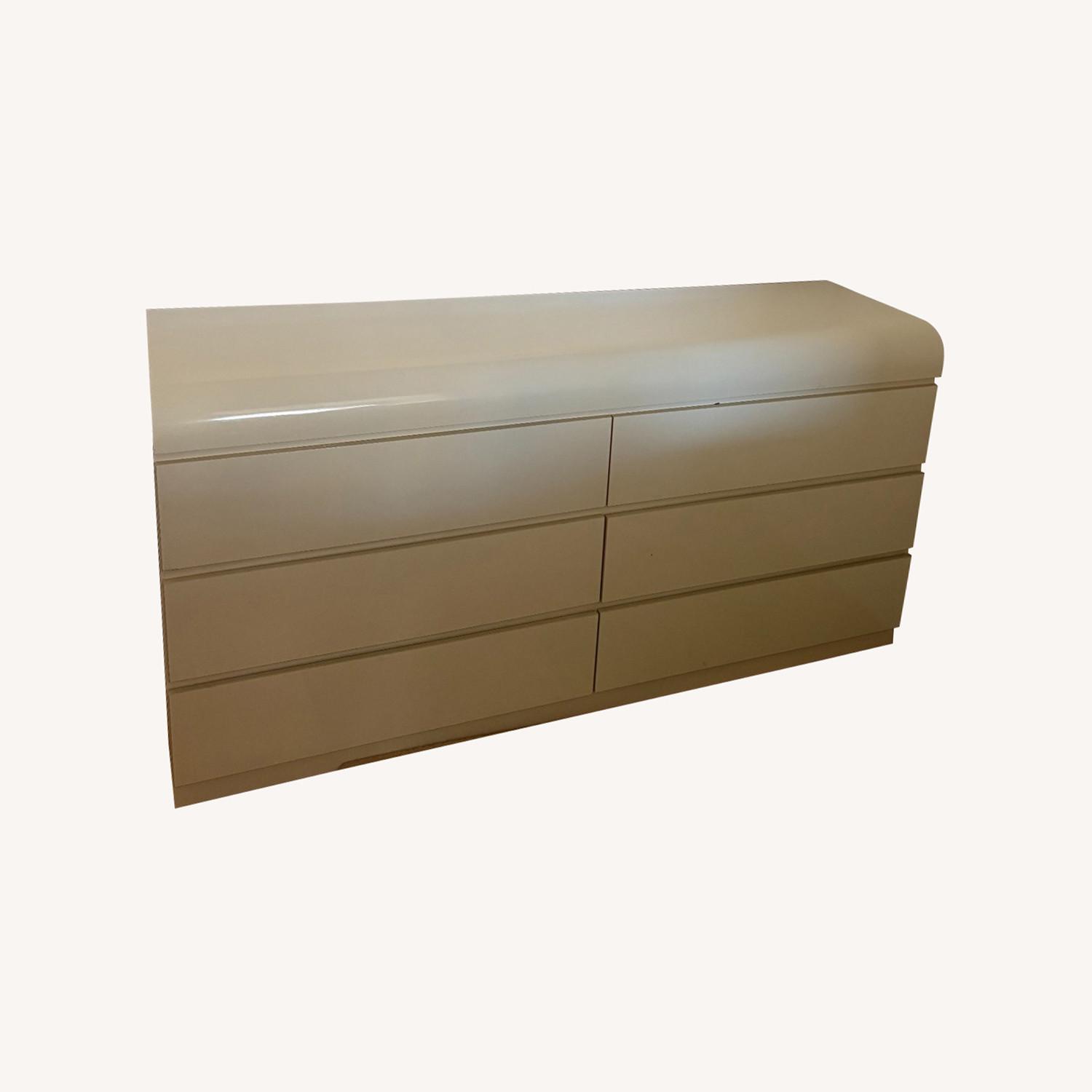 Vintage Cream Laminate Dresser - image-0