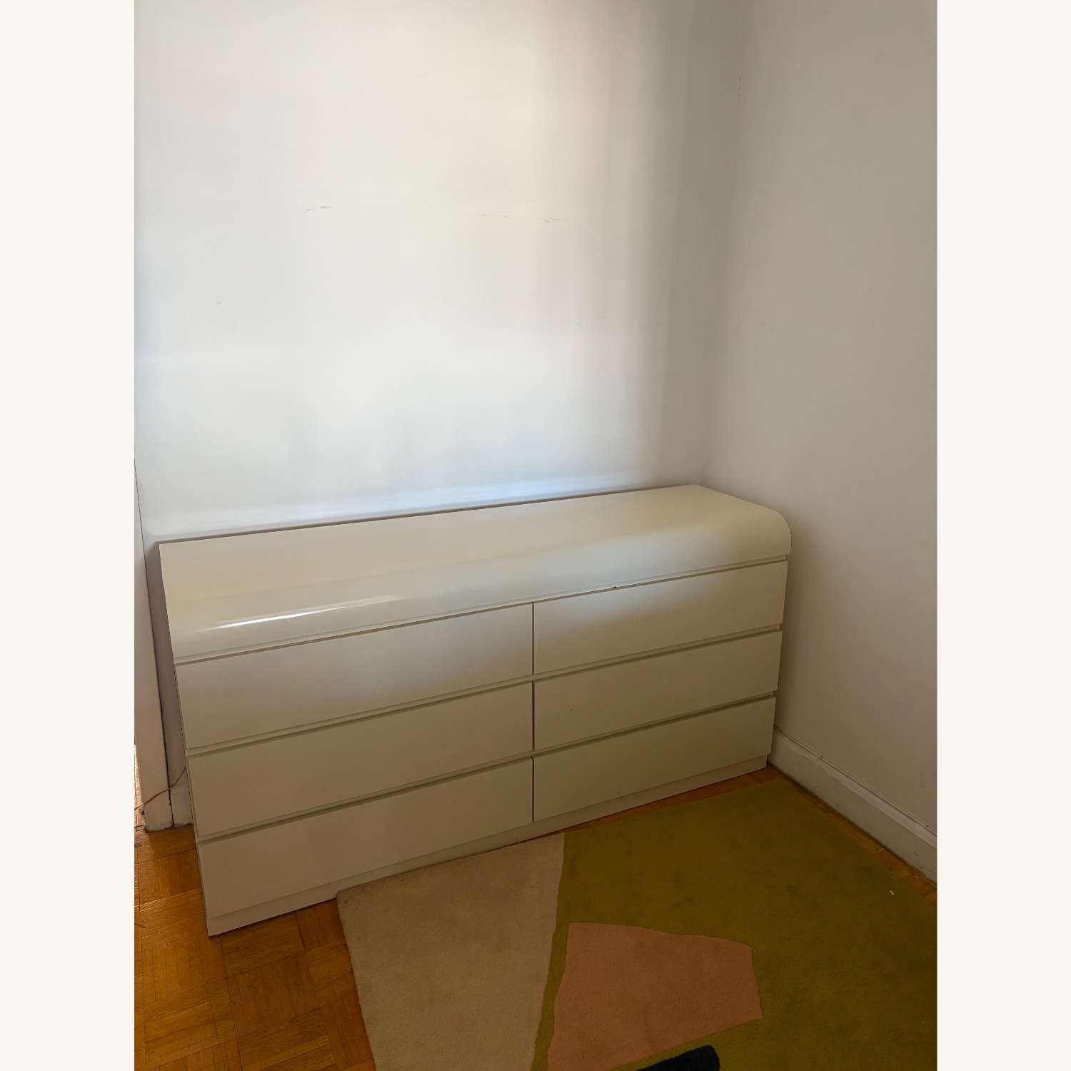 Vintage Cream Laminate Dresser - image-1