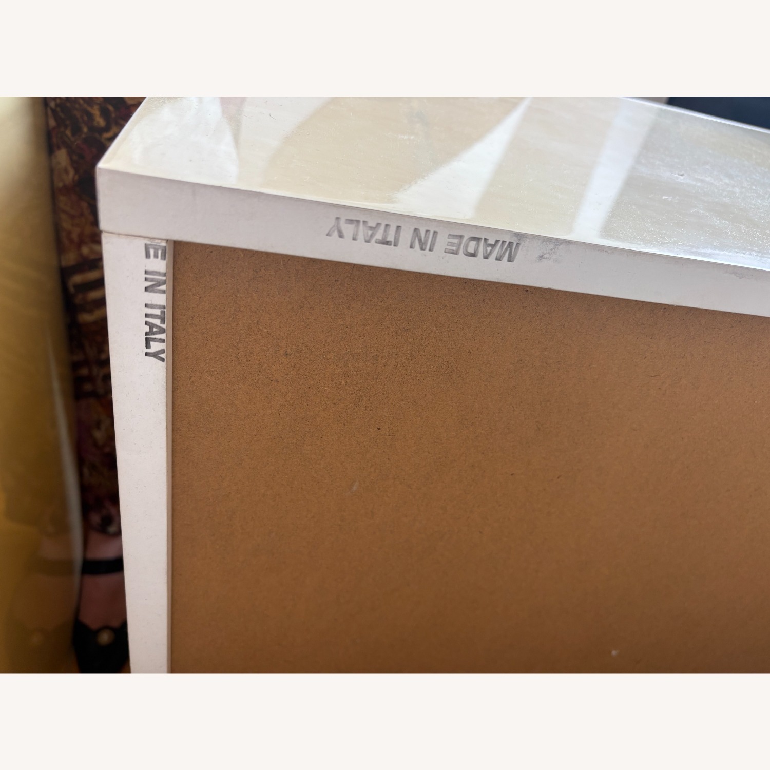 White Laminate Italian-Made Drawers - image-7