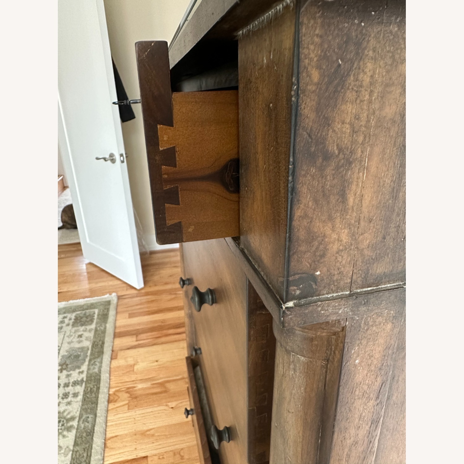 Restoration Hardware Early 19th C. American 5-Drawer Dresser - image-3