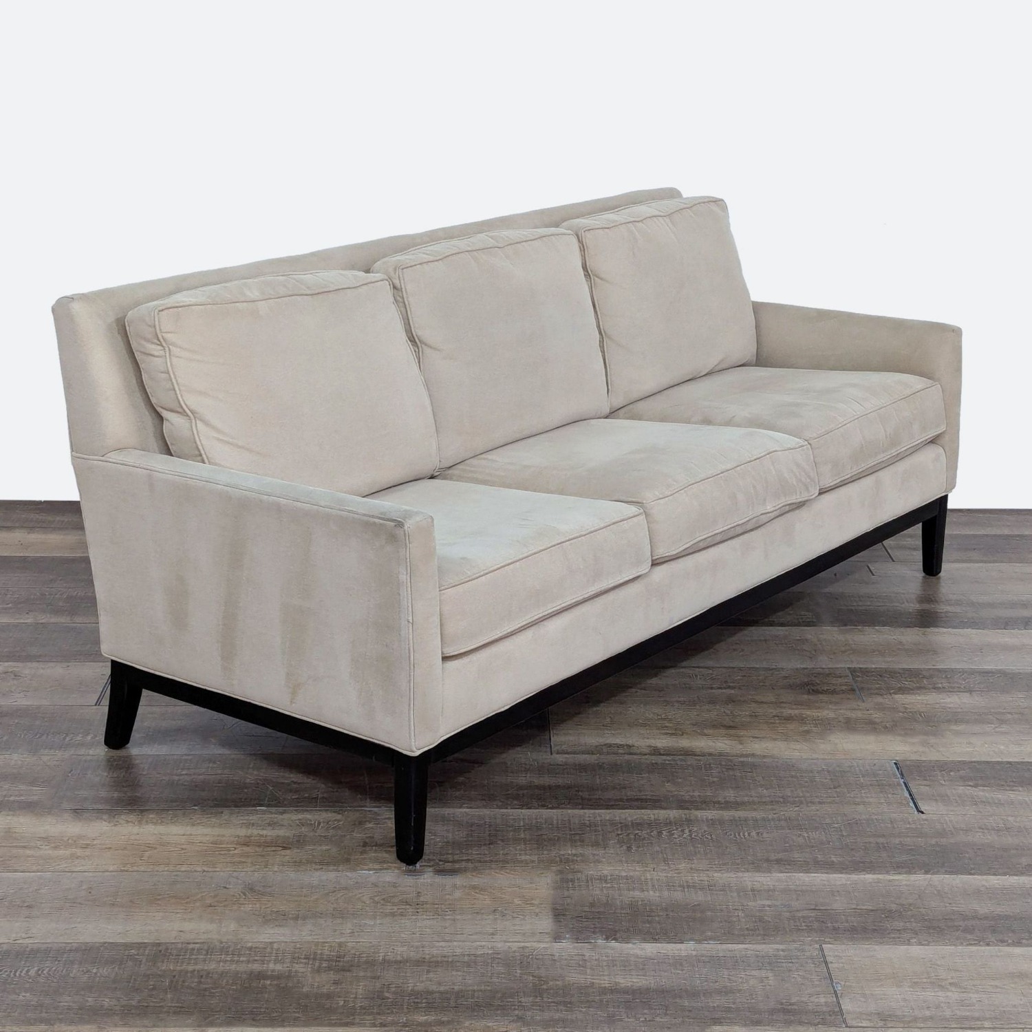 Pottery Barn 3-Seat Modern Sofa in Beige - image-2