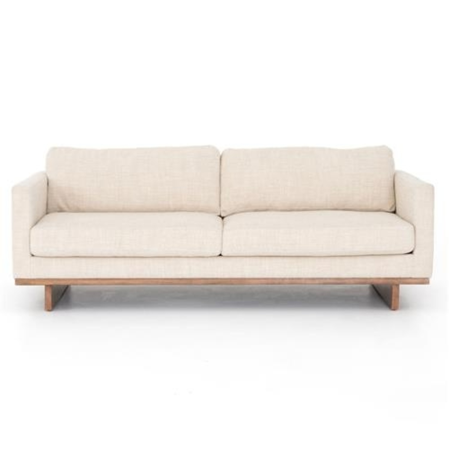 Ethan Modern Classic Cream Performance Cushion Back Sofa  - image-4