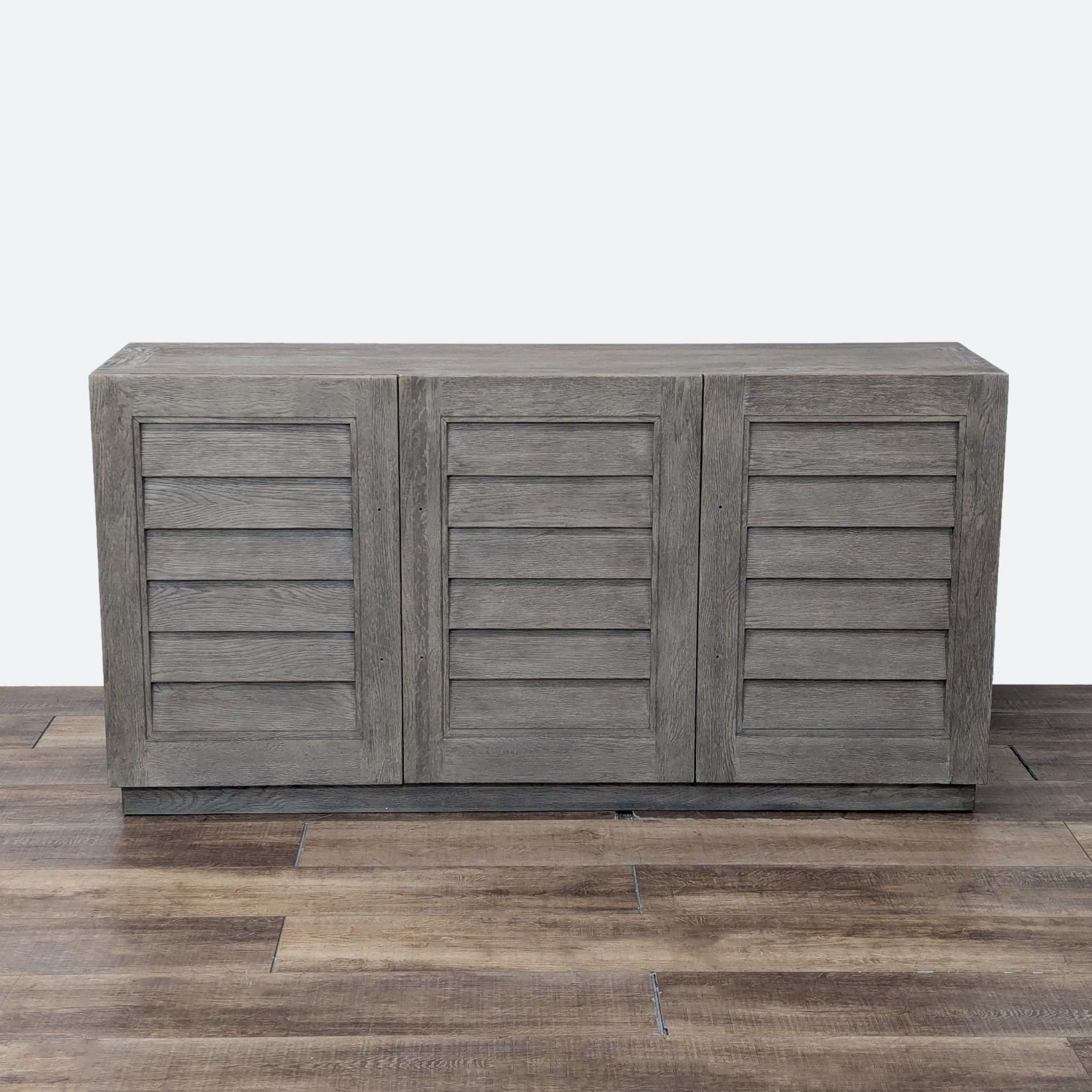 Restoration Hardware Credenza with Louvered Doors - image-1
