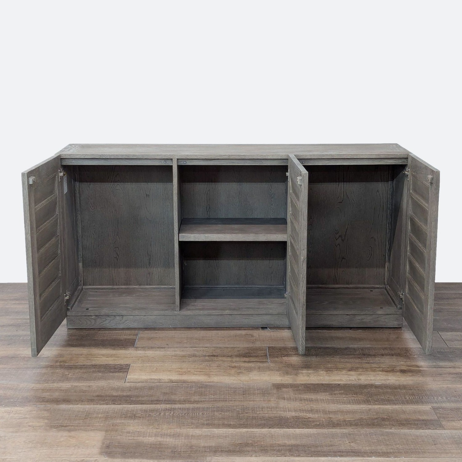 Restoration Hardware Credenza with Louvered Doors - image-2