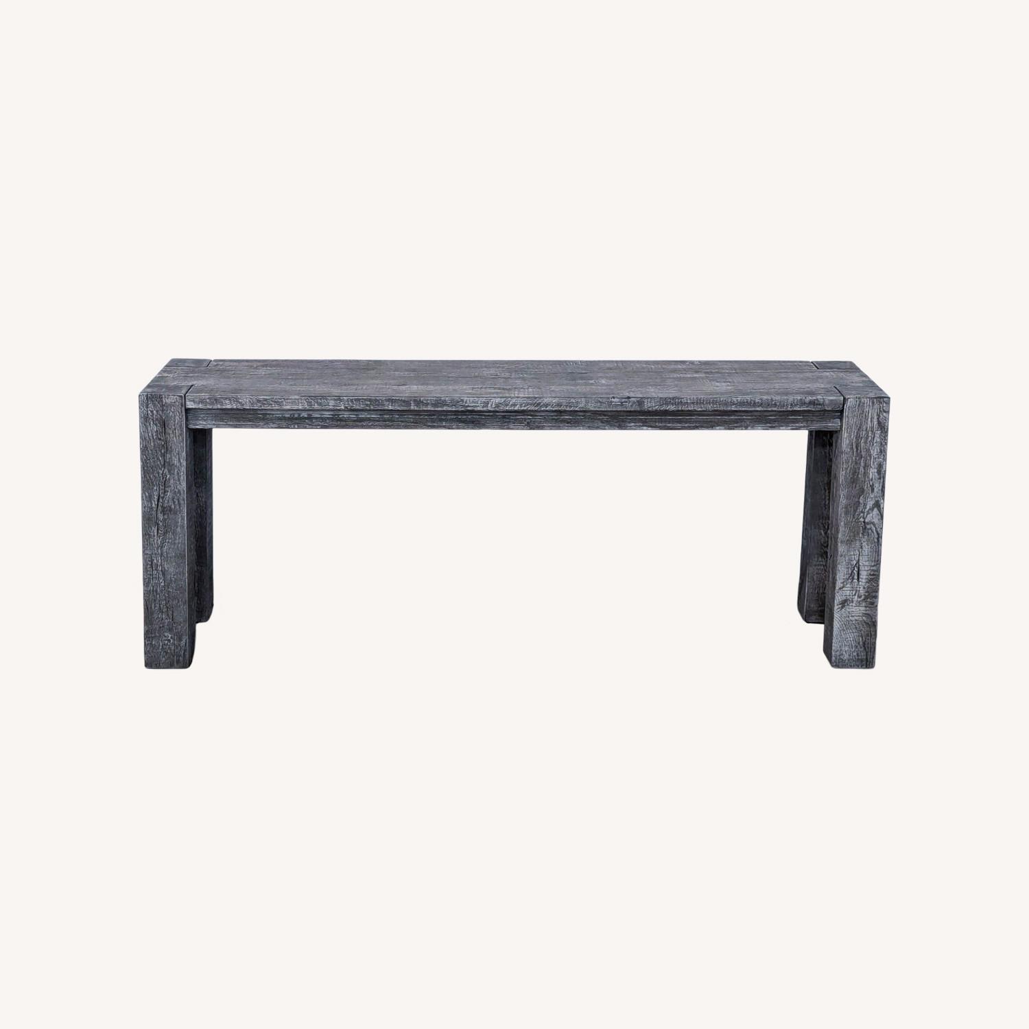 Restoration Hardware Reclaimed Oak Console Table - image-0