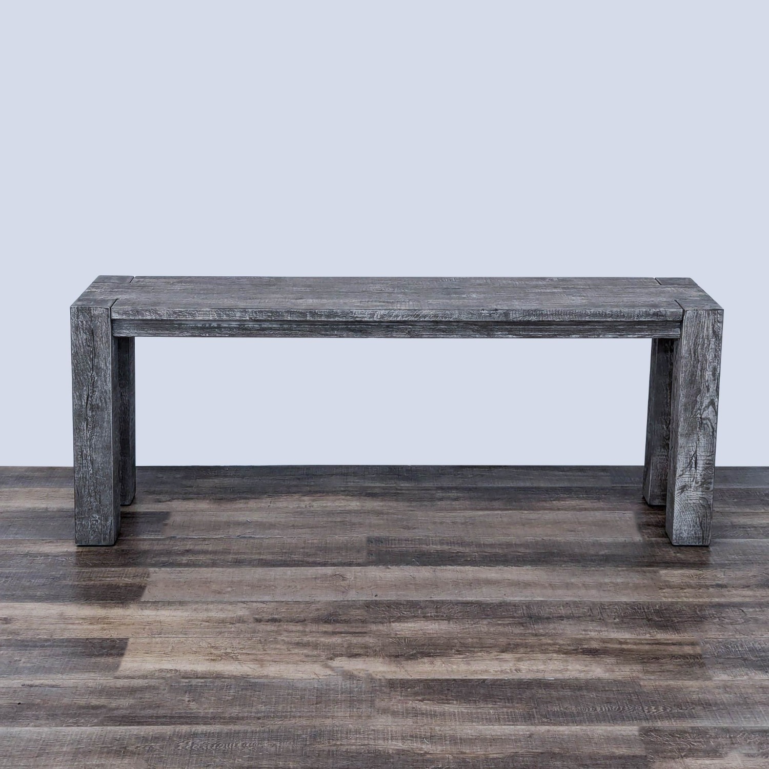 Restoration Hardware Reclaimed Oak Console Table - image-1