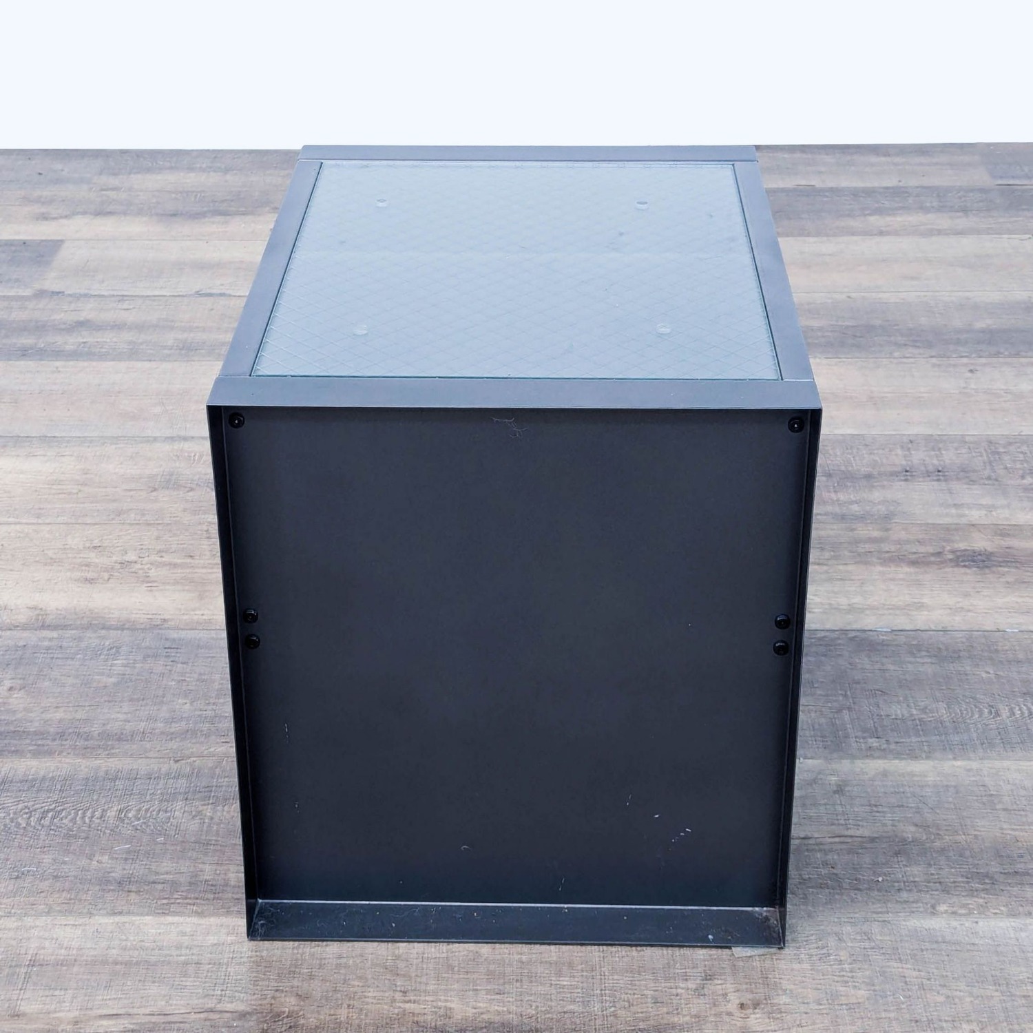 CB2 Metal End Table with Shelf - image-5