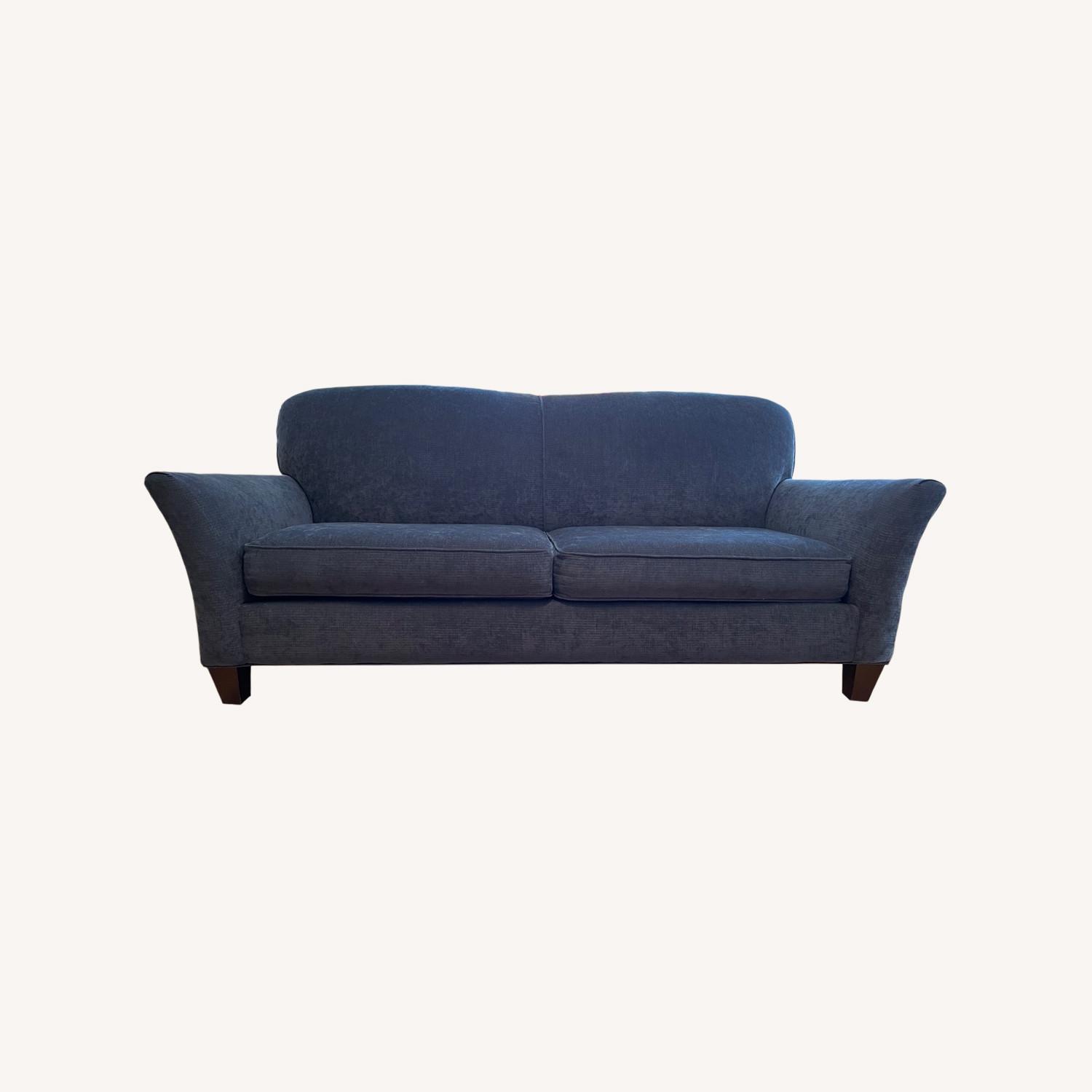 Rowe Blue Two Seat Sofa - image-0