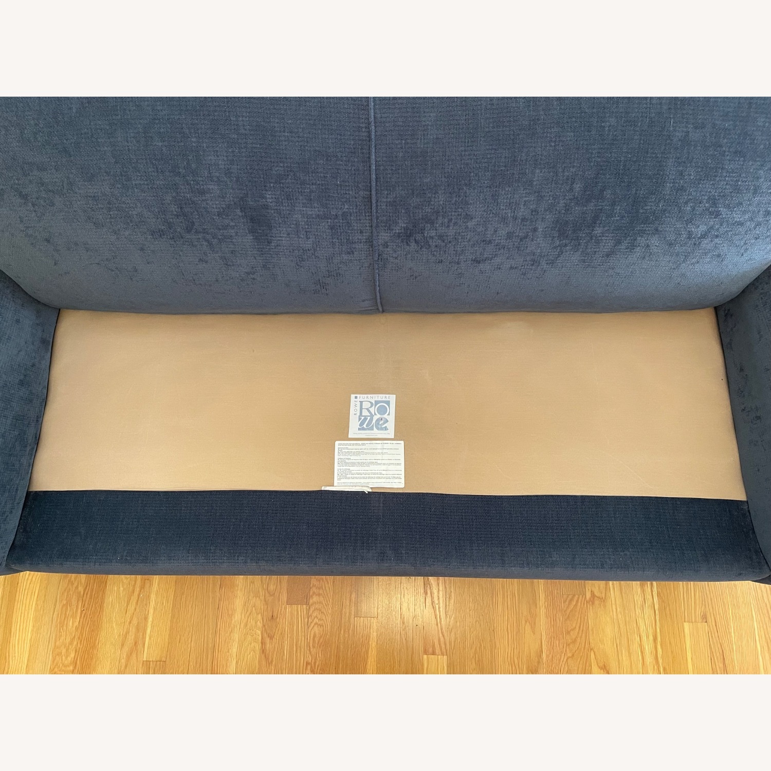 Rowe Blue Two Seat Sofa - image-4