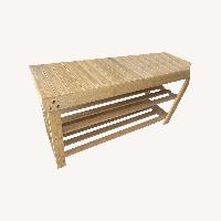 Bamboo Shoe Rack Bench/Plant Stand
