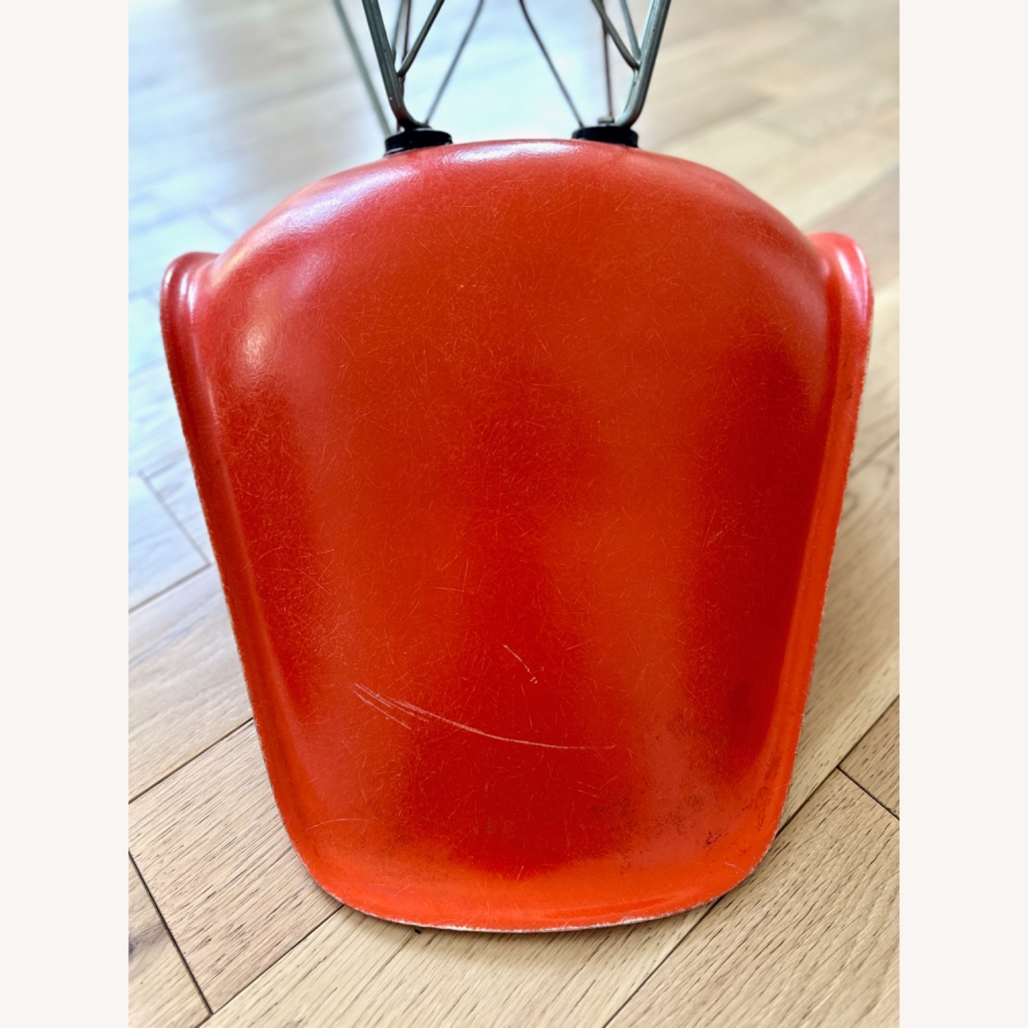 Original Orange Eames Eiffel Fiberglass Chair - image-6