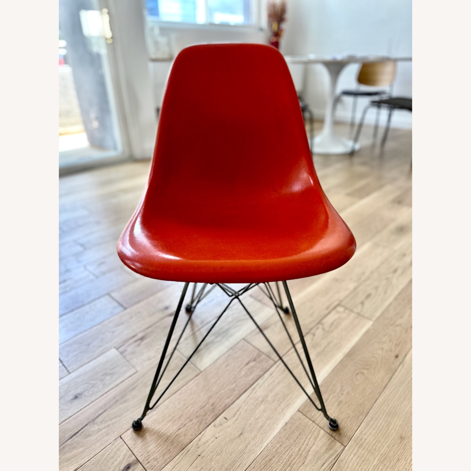 Original Orange Eames Eiffel Fiberglass Chair - image-7