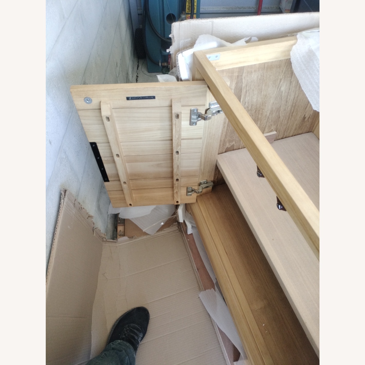 72" Aliso Teak Double Vanity - Natural Teak - Vanity Cabinet Only - image-4