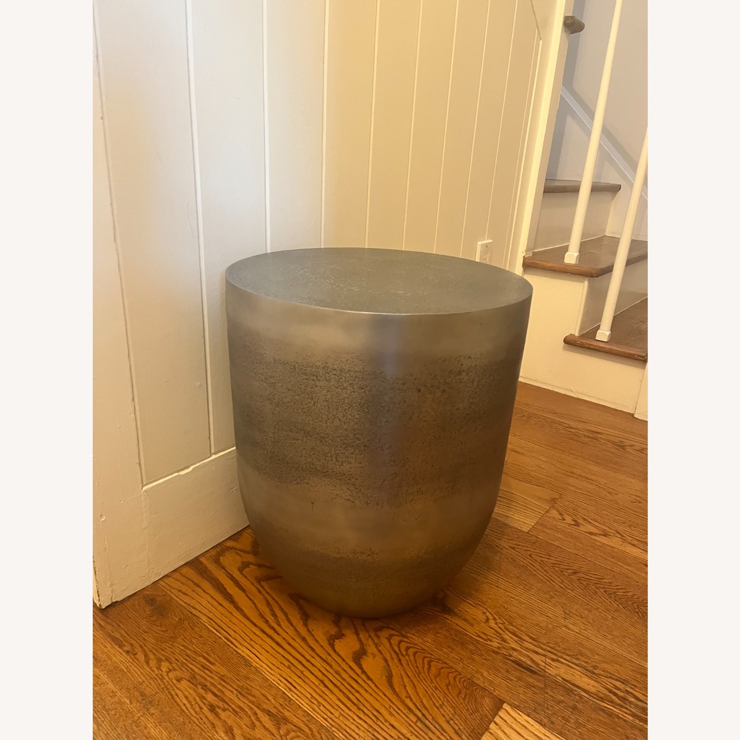 Restoration Hardware Kenzie Drum Side Table - image-1