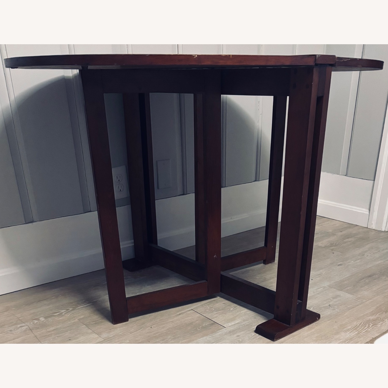 Vintage Gate Leg Double Drop Leaf Table - image-7