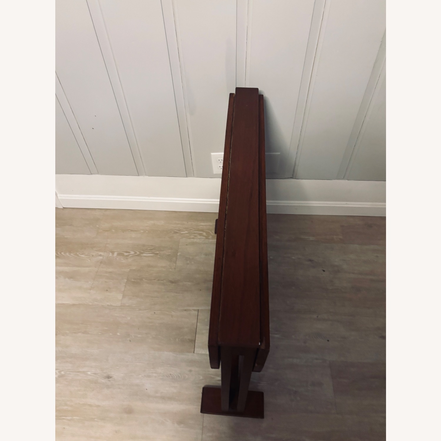 Vintage Gate Leg Double Drop Leaf Table - image-9