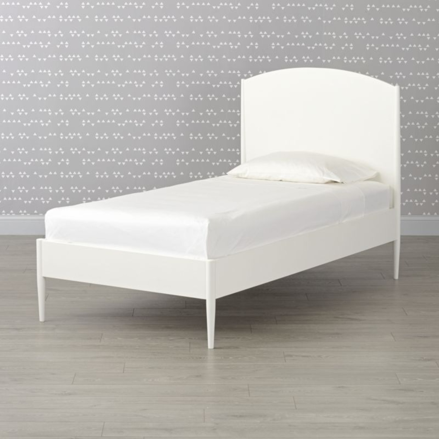 Crate & Barrel White Hampshire Kids Twin Bed  - image-1
