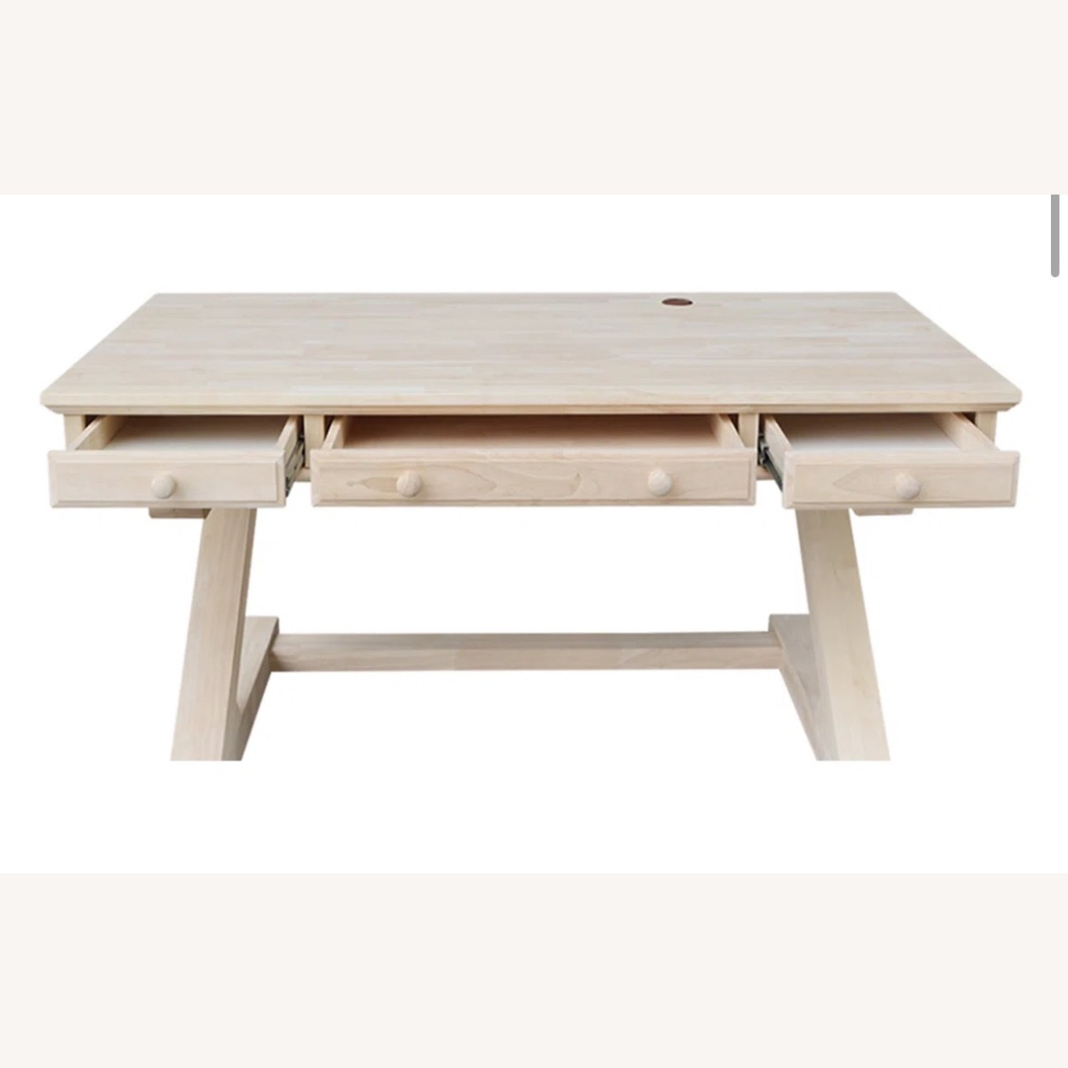 Gidney Solid Wood Writing Desk - image-0