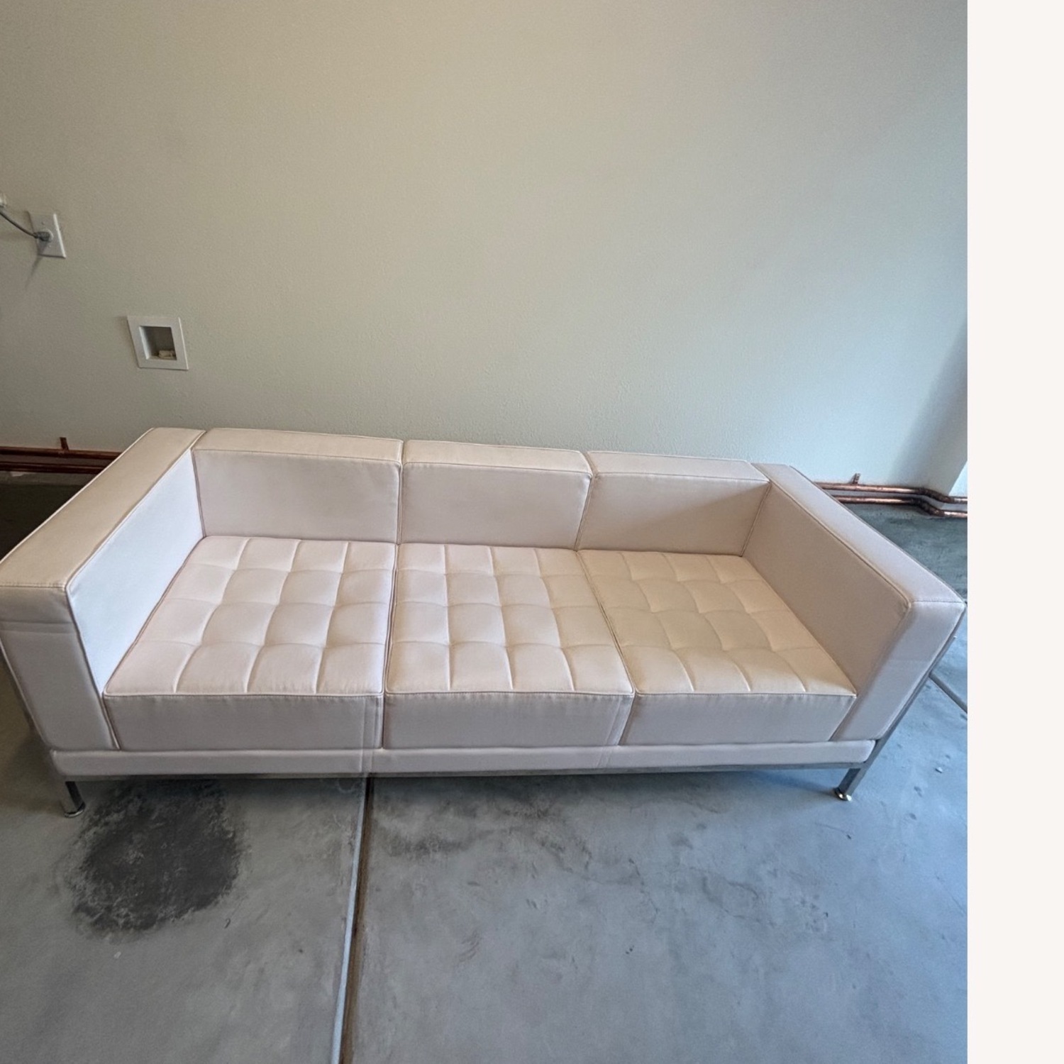 White Clean Couch - image-1