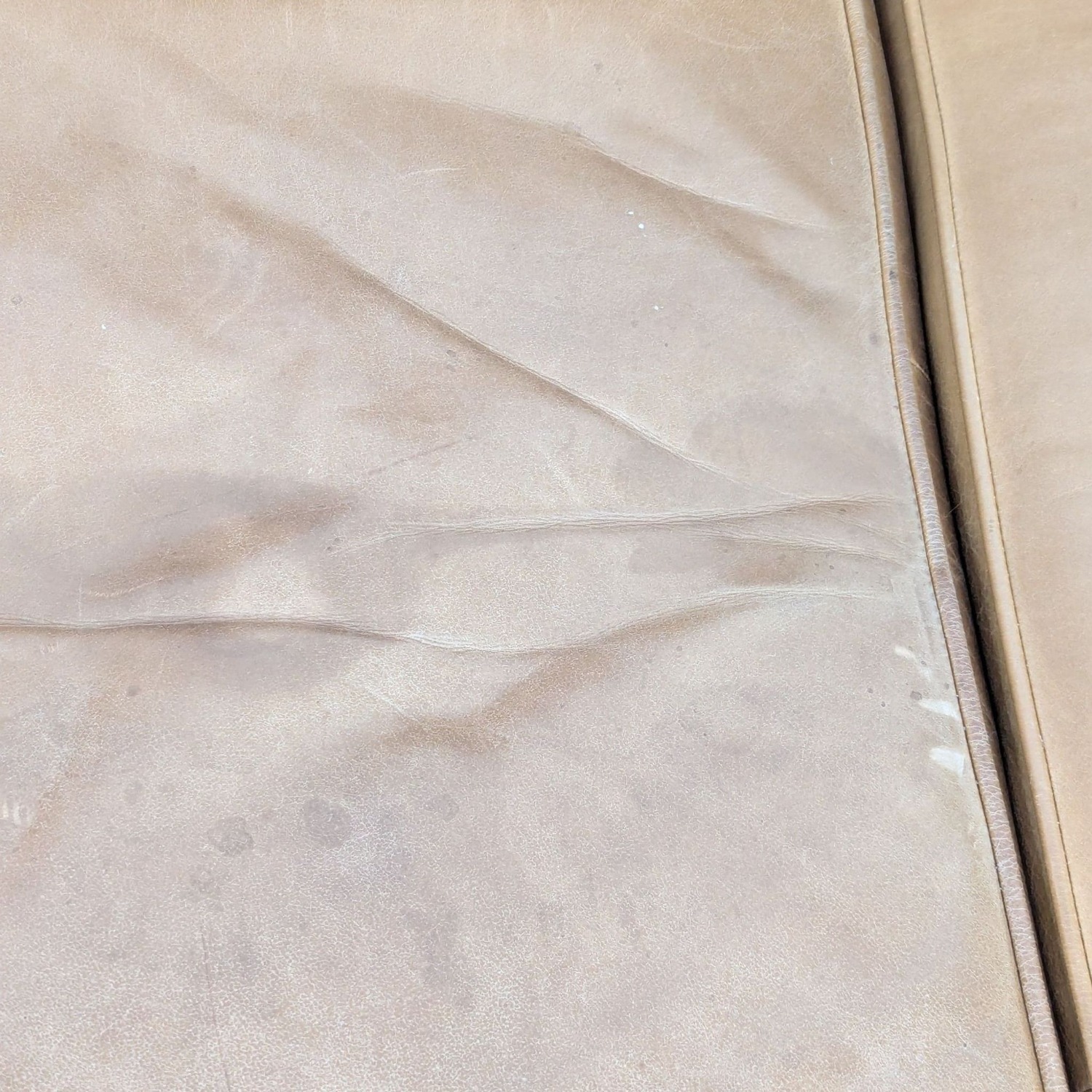 Article Tan Leather Timber Modern Corner Sectional - image-2