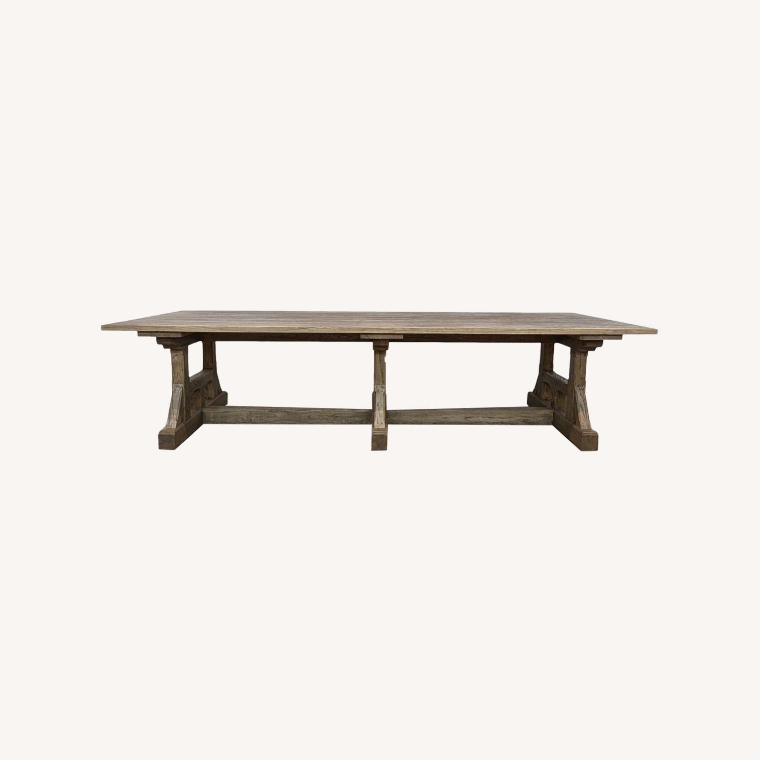 Restoration Hardware Reclaimed Wood Dining Table - image-0