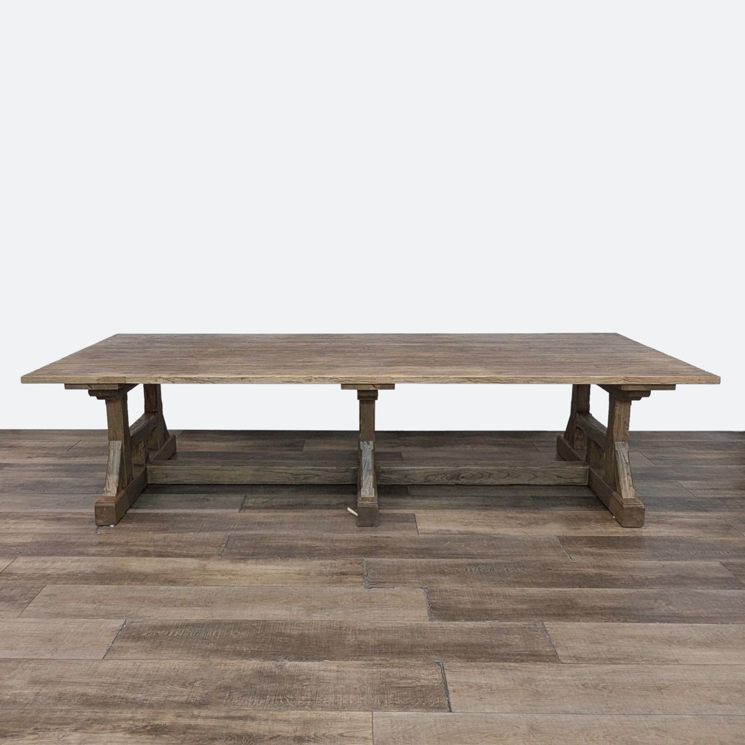 Restoration Hardware Reclaimed Wood Dining Table - image-11